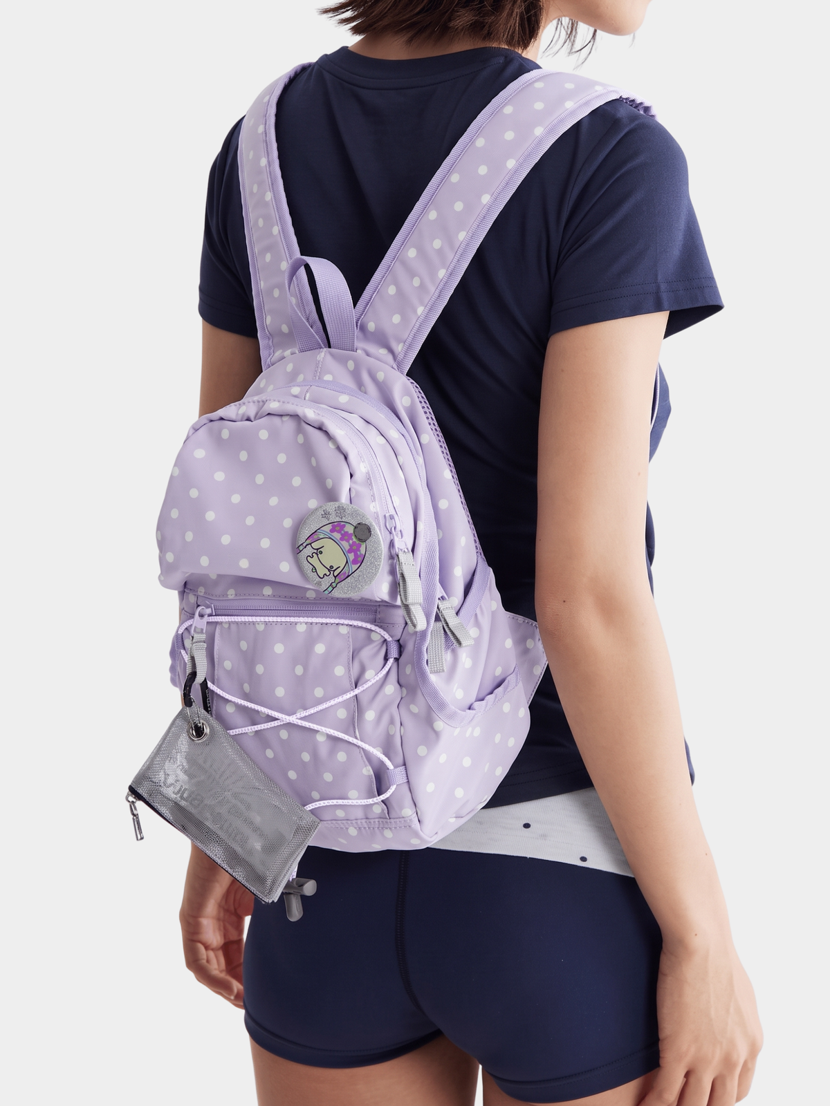 Glowline - Polka Dot Multi-Pocket Storage Backpack