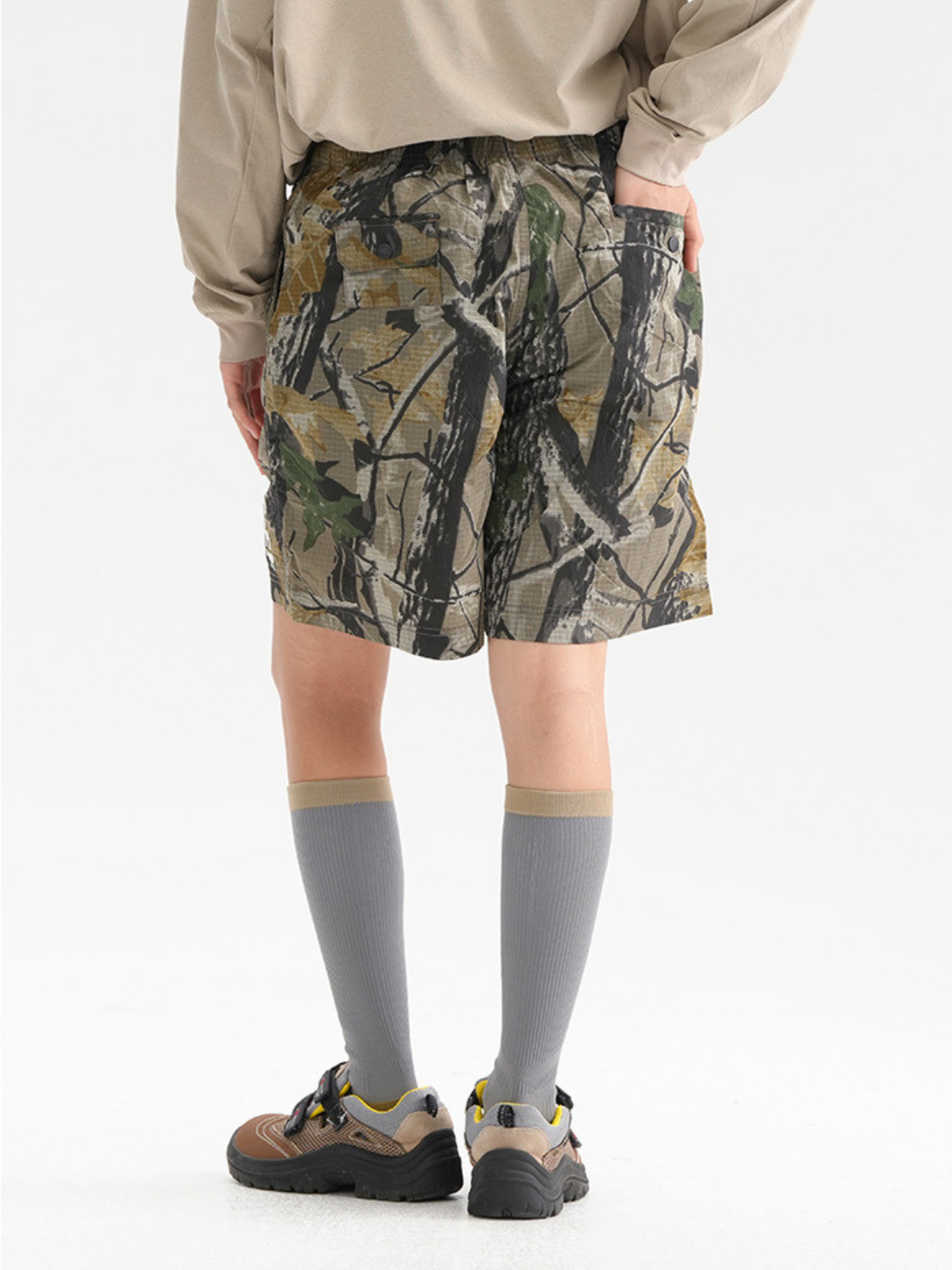 BaseBox - Men's Waterproof Breathable Camouflage Shorts GONGGAR SPORTS