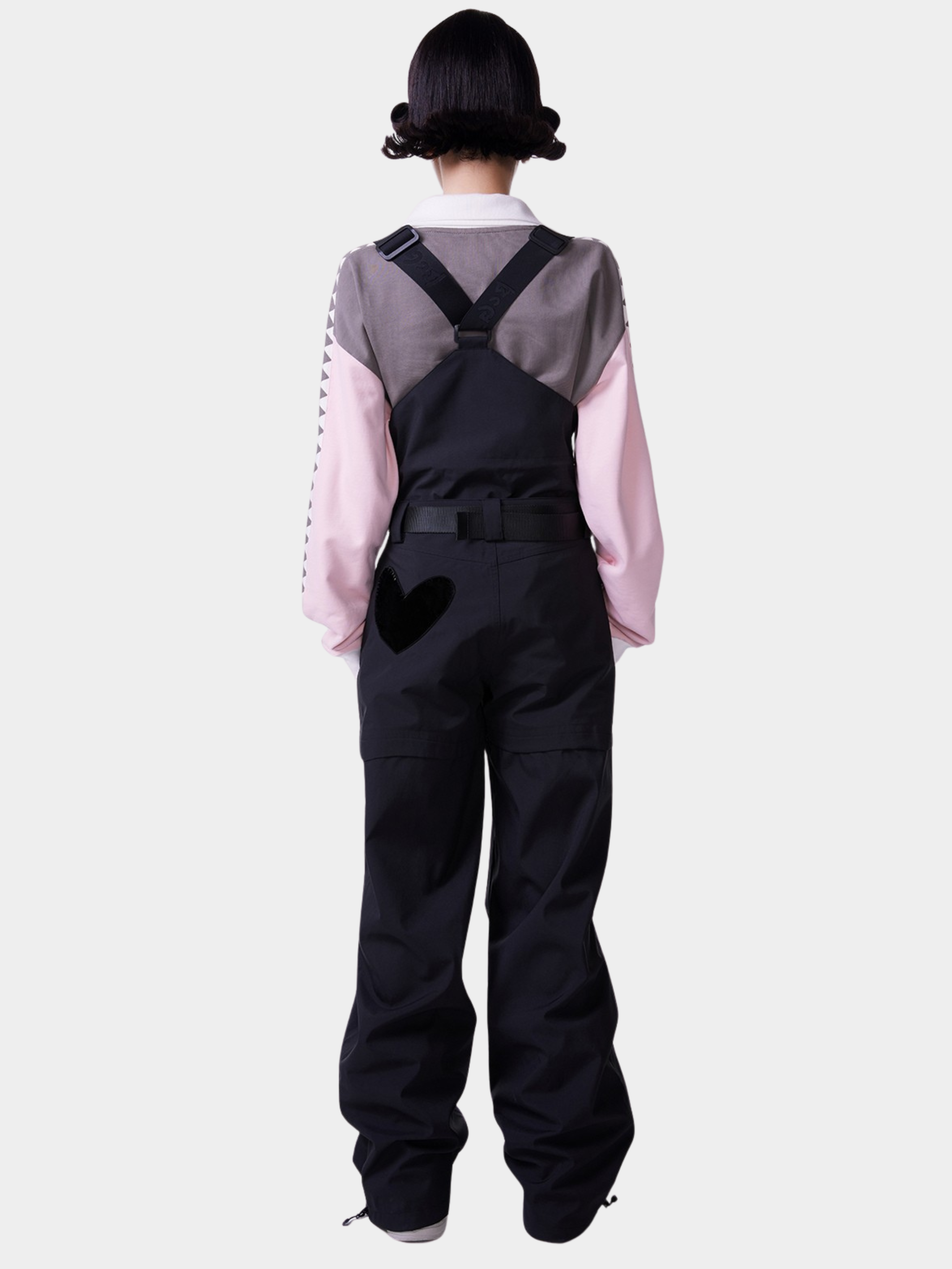 Range - Women's Heart Detail Padded Jacket & Bib Pants Ski Set