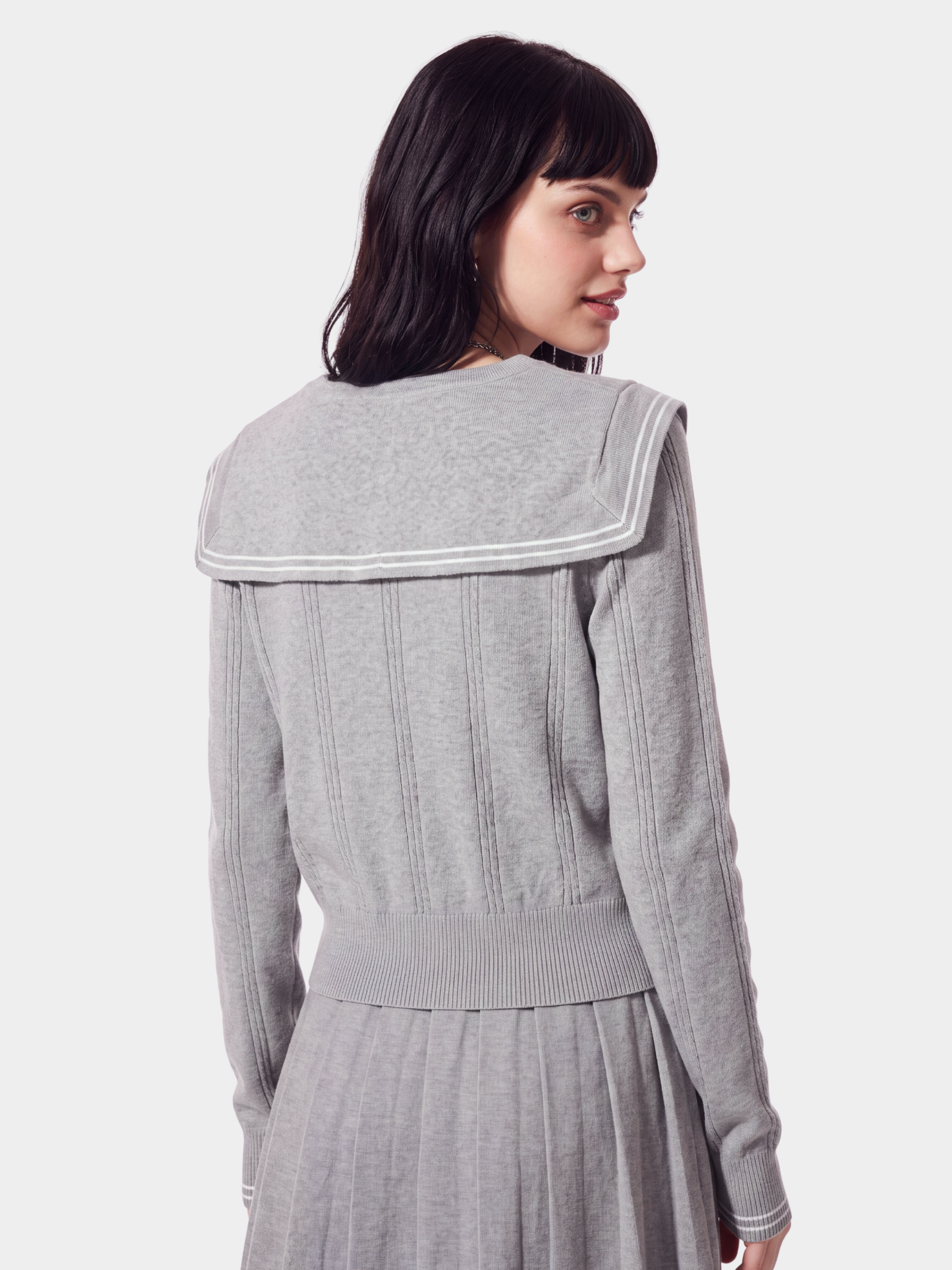 KnitDrift - Women's Embroidered Knit Two-Piece Set