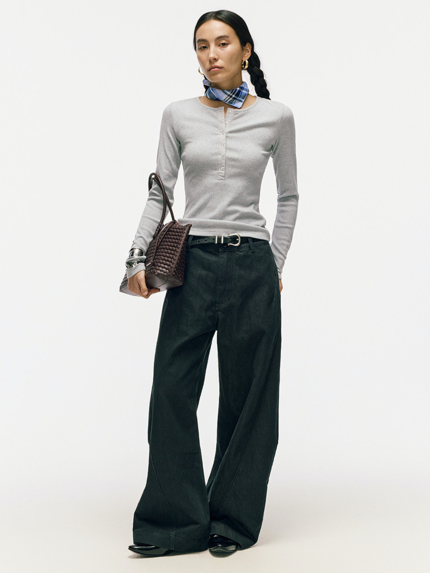 SandDune - Pleated Curved-Leg Utility Pants