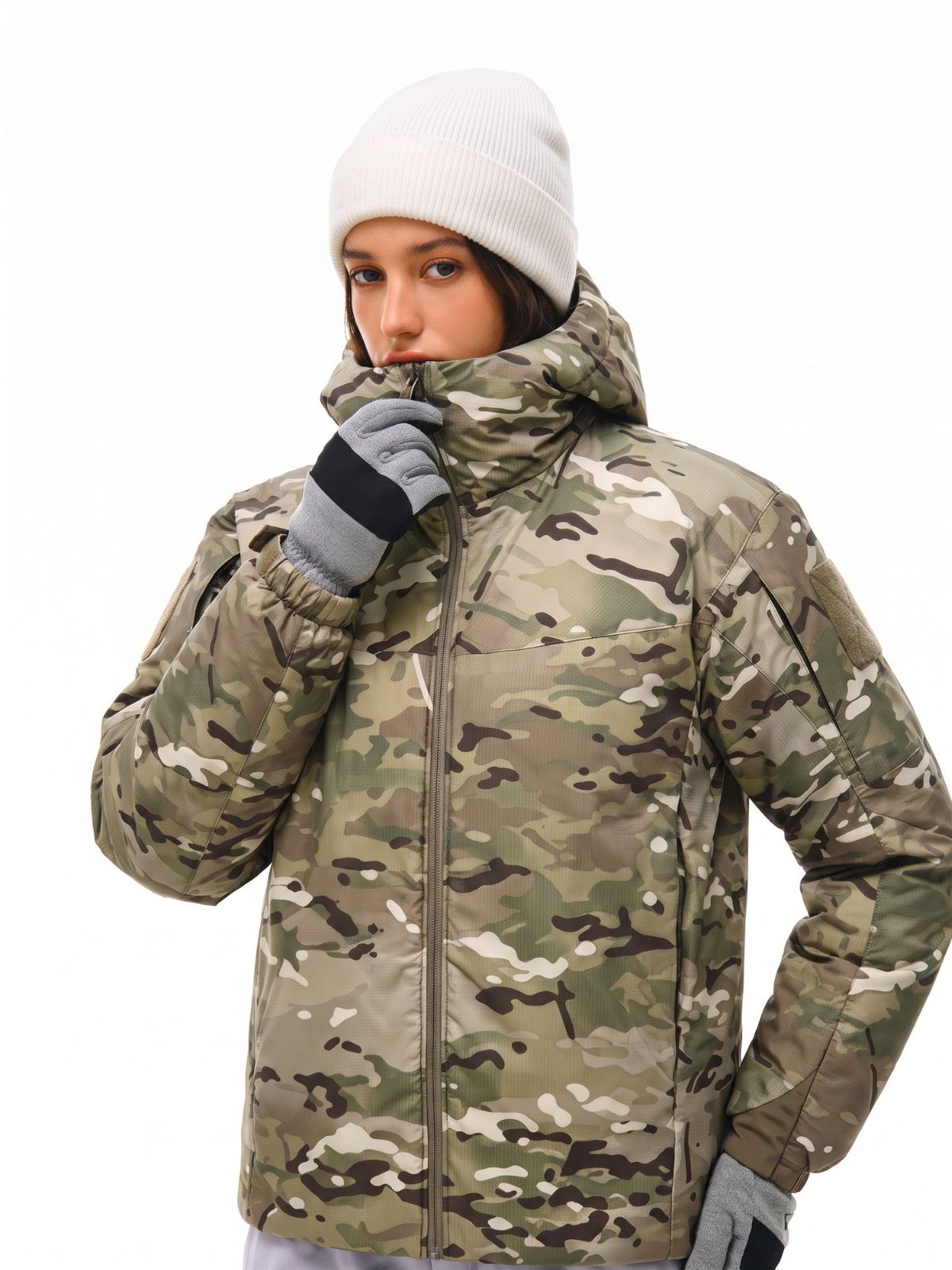 Barkcrack - Lightweight Wind-Resistant Hooded Insulated Jacket