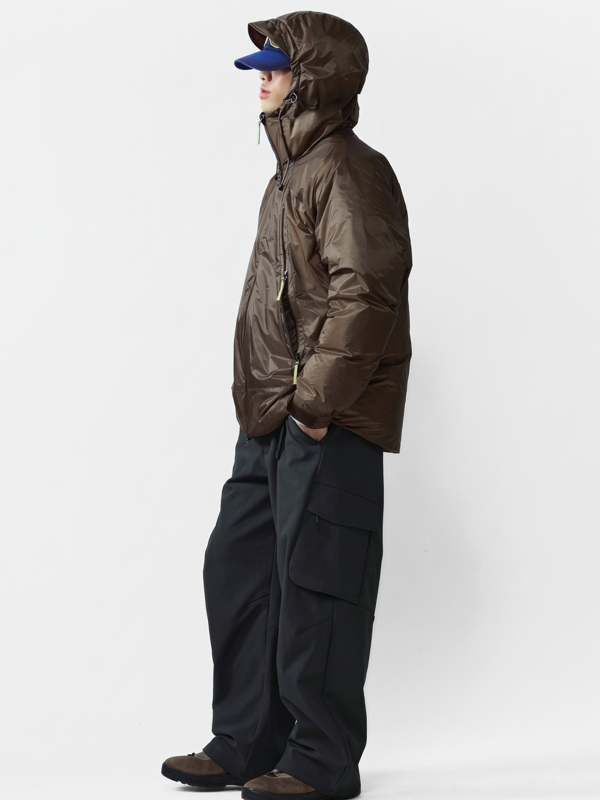 Dawntrail - 90% White Duck Down Hooded Insulated Jacket