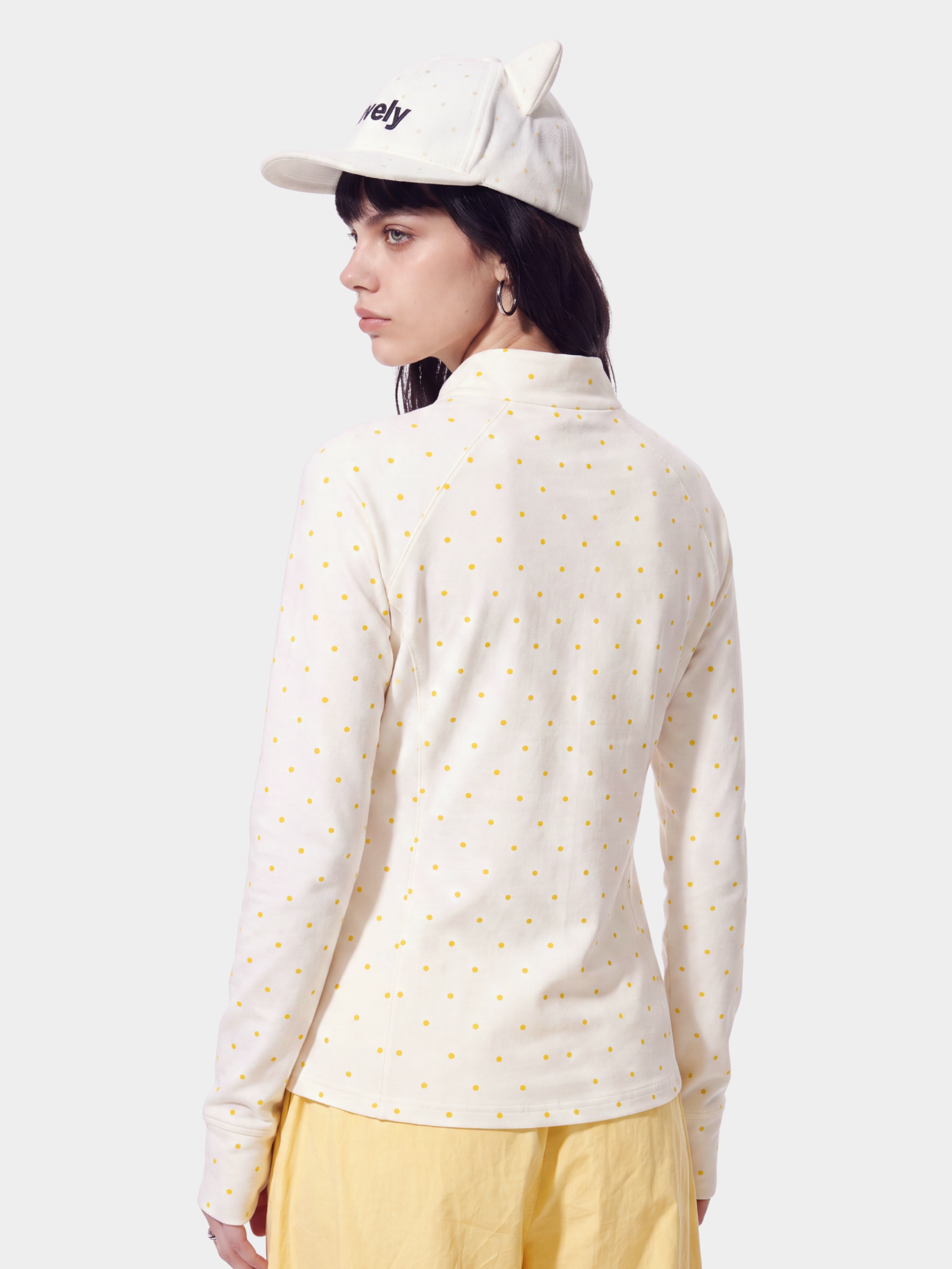 PolkaVeil - Women's UPF 50+ Polka Dot Fitted Sun Protection Jacket