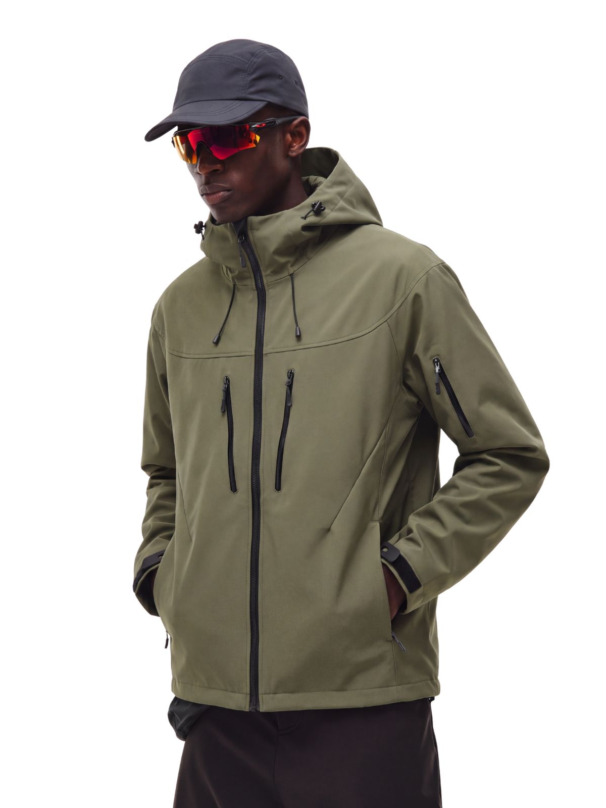 AshVault - Unisex 5,000mm Waterproof Windproof Seam-Sealed Shell Jacket