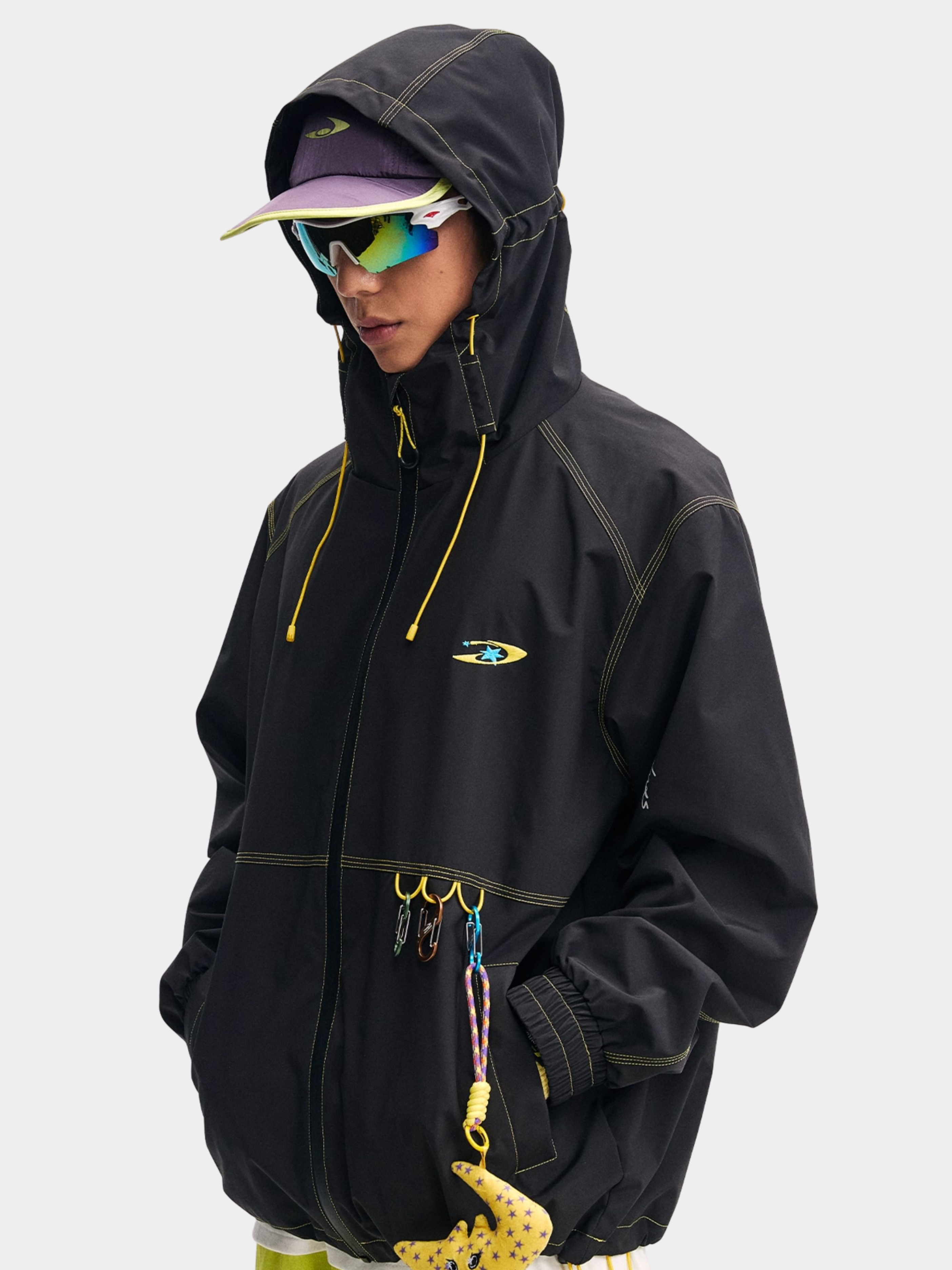 EchoDeck - Teflon® Triple-Defense Colorblock Drawstring Jacket