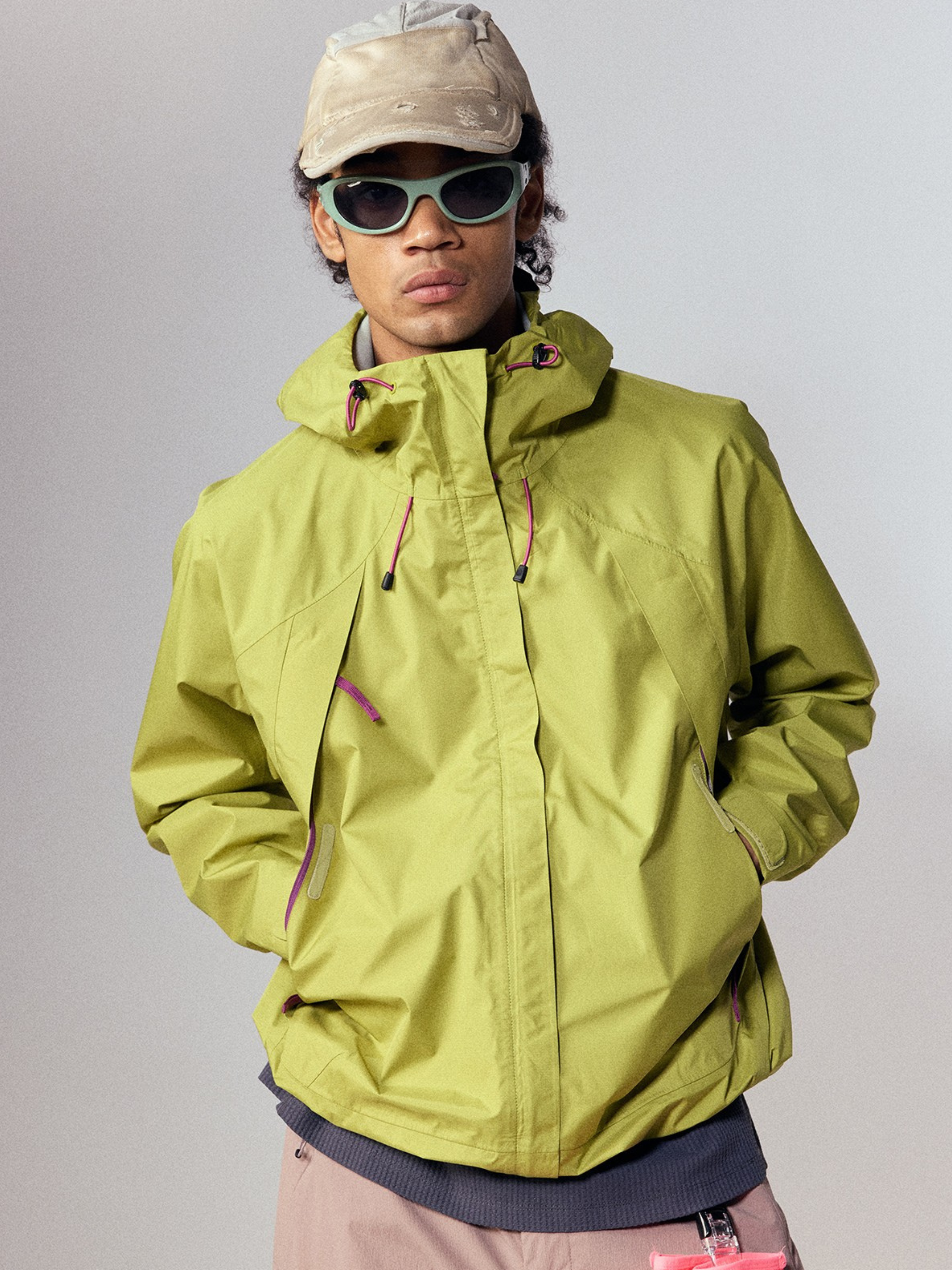 CampCooler - Men's Hooded Outdoor Shell Jacket