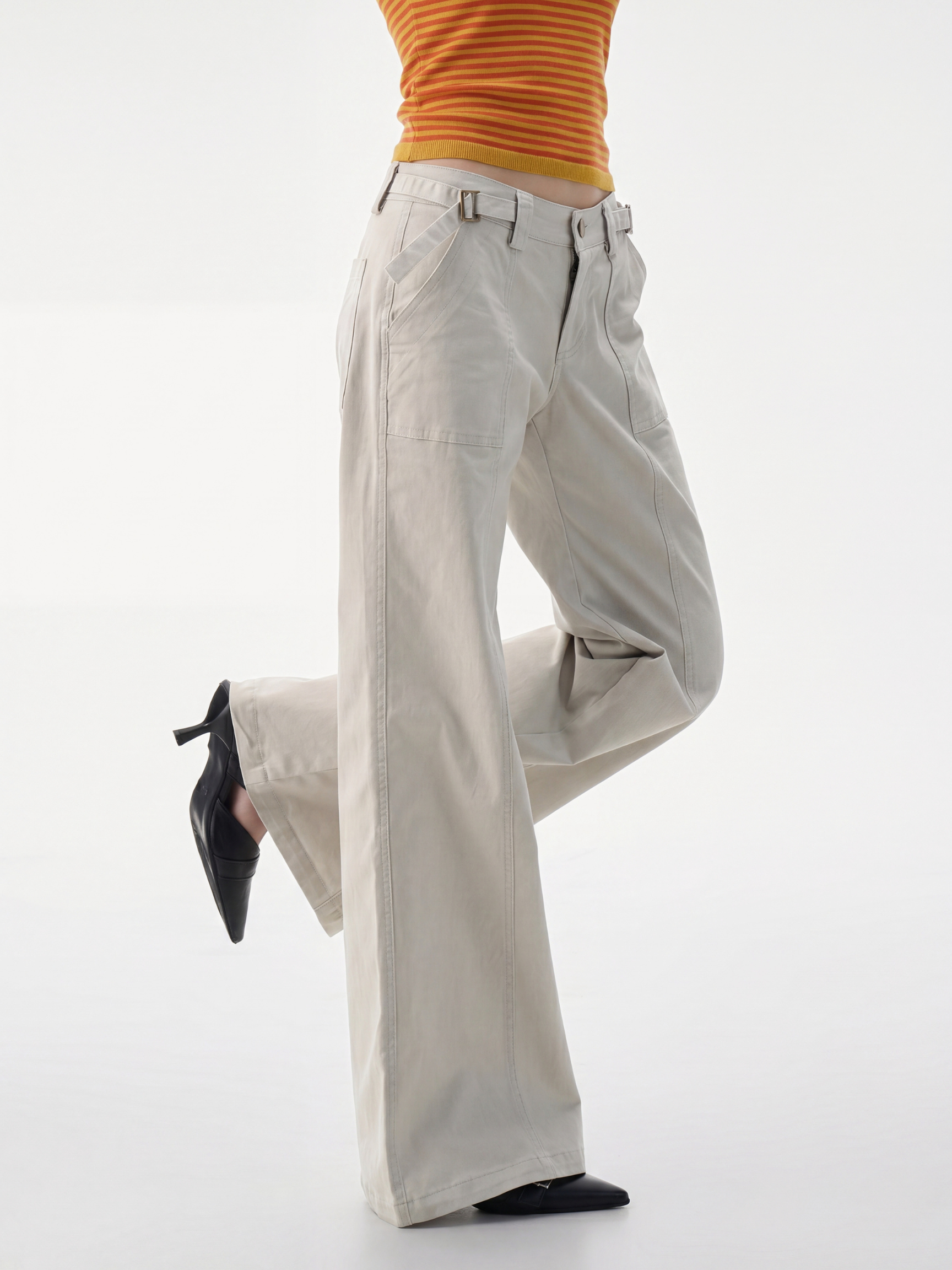MistLull - Women's Low-Rise Flared Denim Jeans