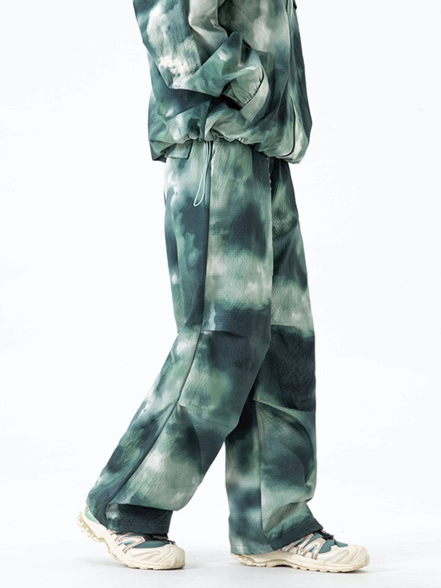 Crimp - Water-Repellent Tie-Dye Cargo Pants