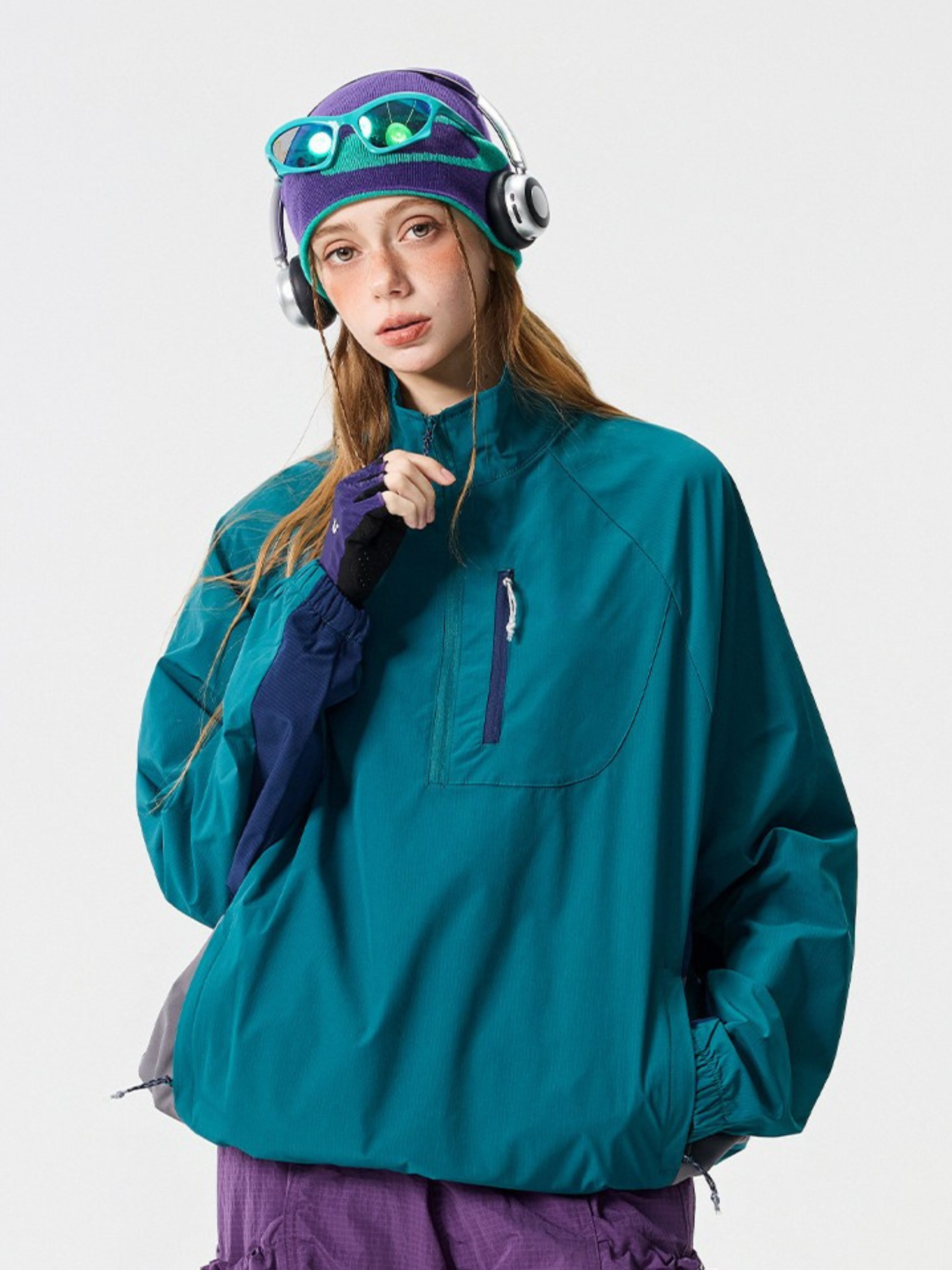 Glimmerfrost - Unisex Water-Repellent Stand Collar Jacket