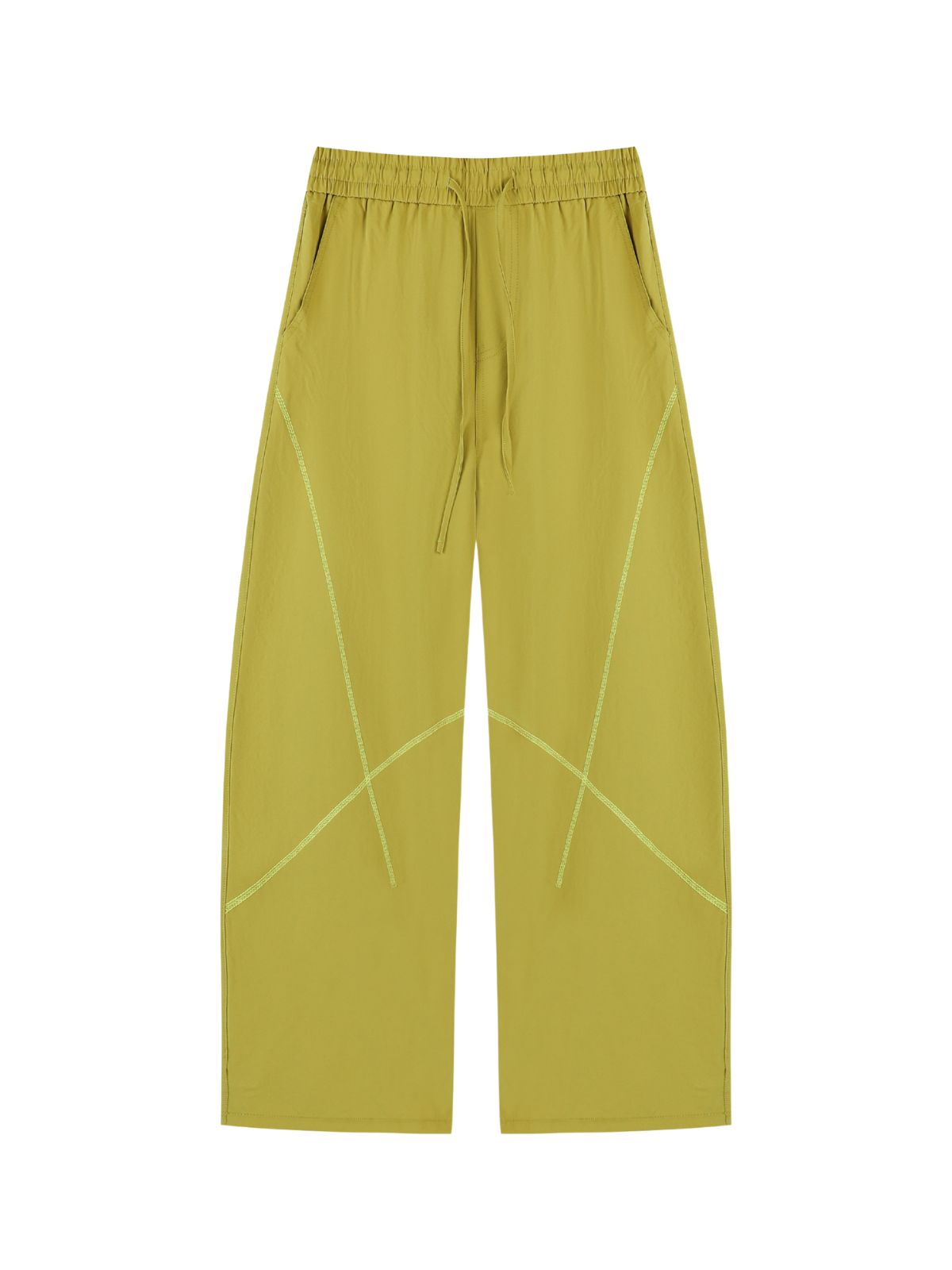 FrostDash - Lightweight Loose Colorblock Hasso Stitch Pants