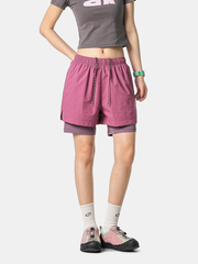 StillBay - Unisex 2-in-1 Ripstop Lightweight Athletic Shorts