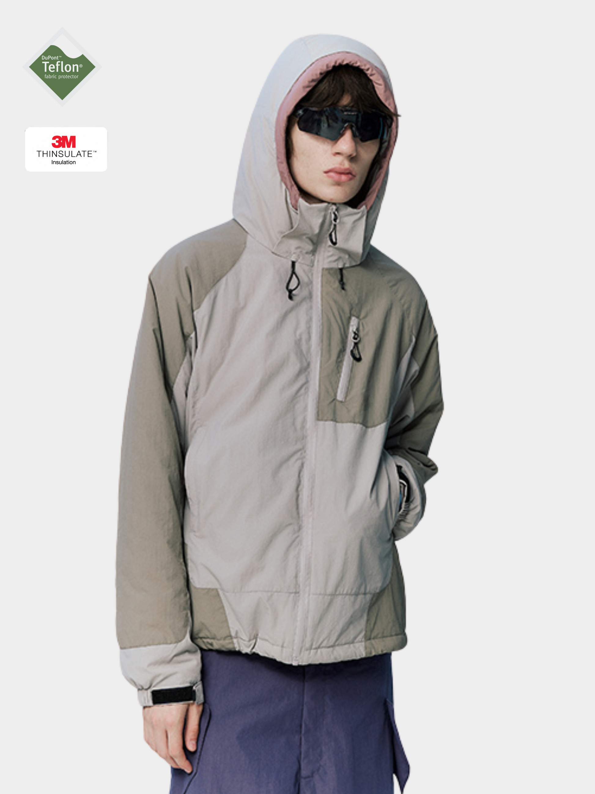 AshLife - Unisex Teflon Waterproof Windproof Insulated Jacket GONGGAR SPORTS