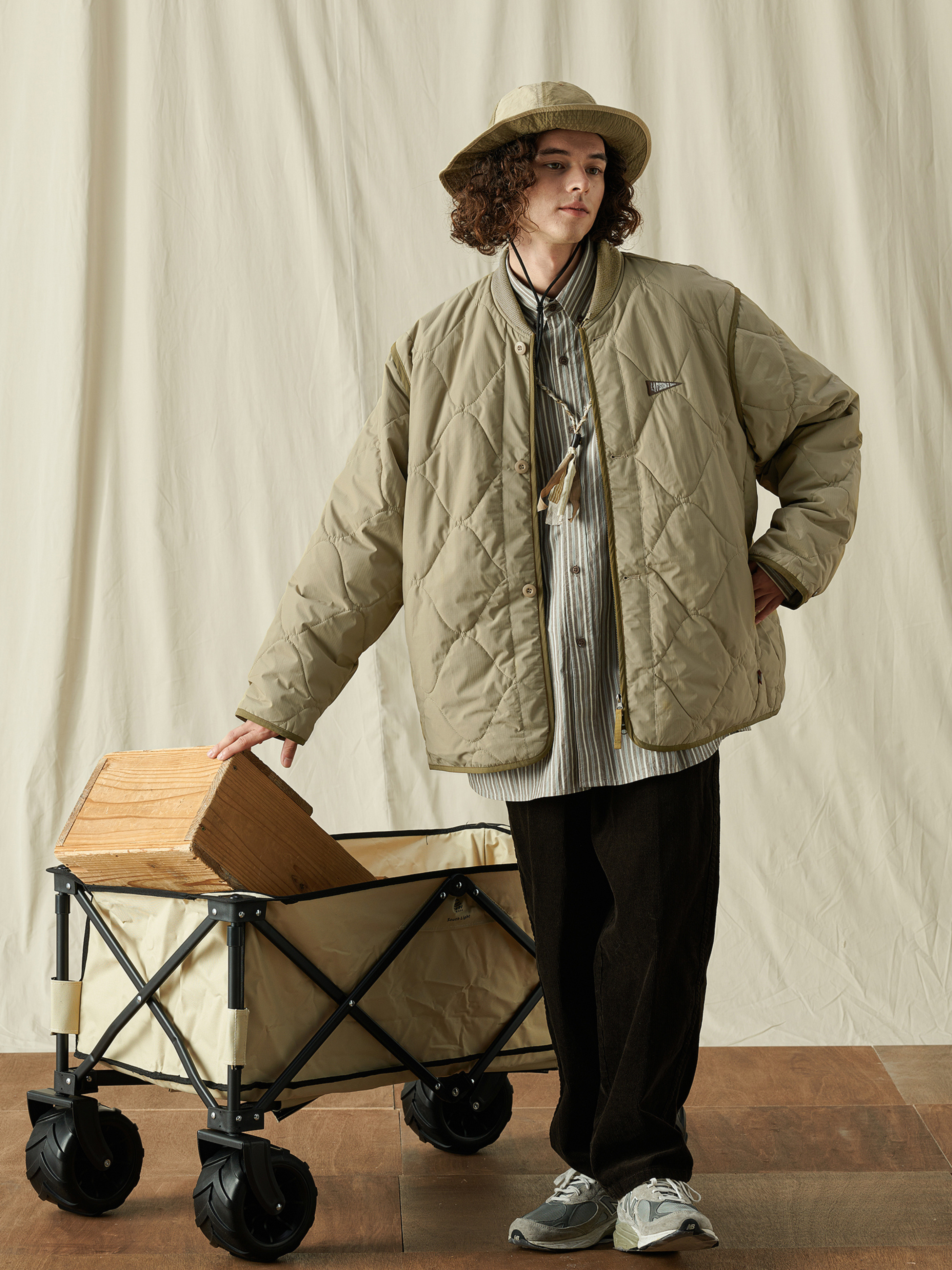 Stormtrail - Unisex Loose-Fit Quilted Cotton Jacket