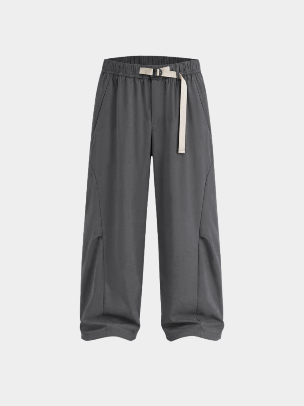 FlipMist - Stretch Elastic-Waist Straight-Leg Utility Pants