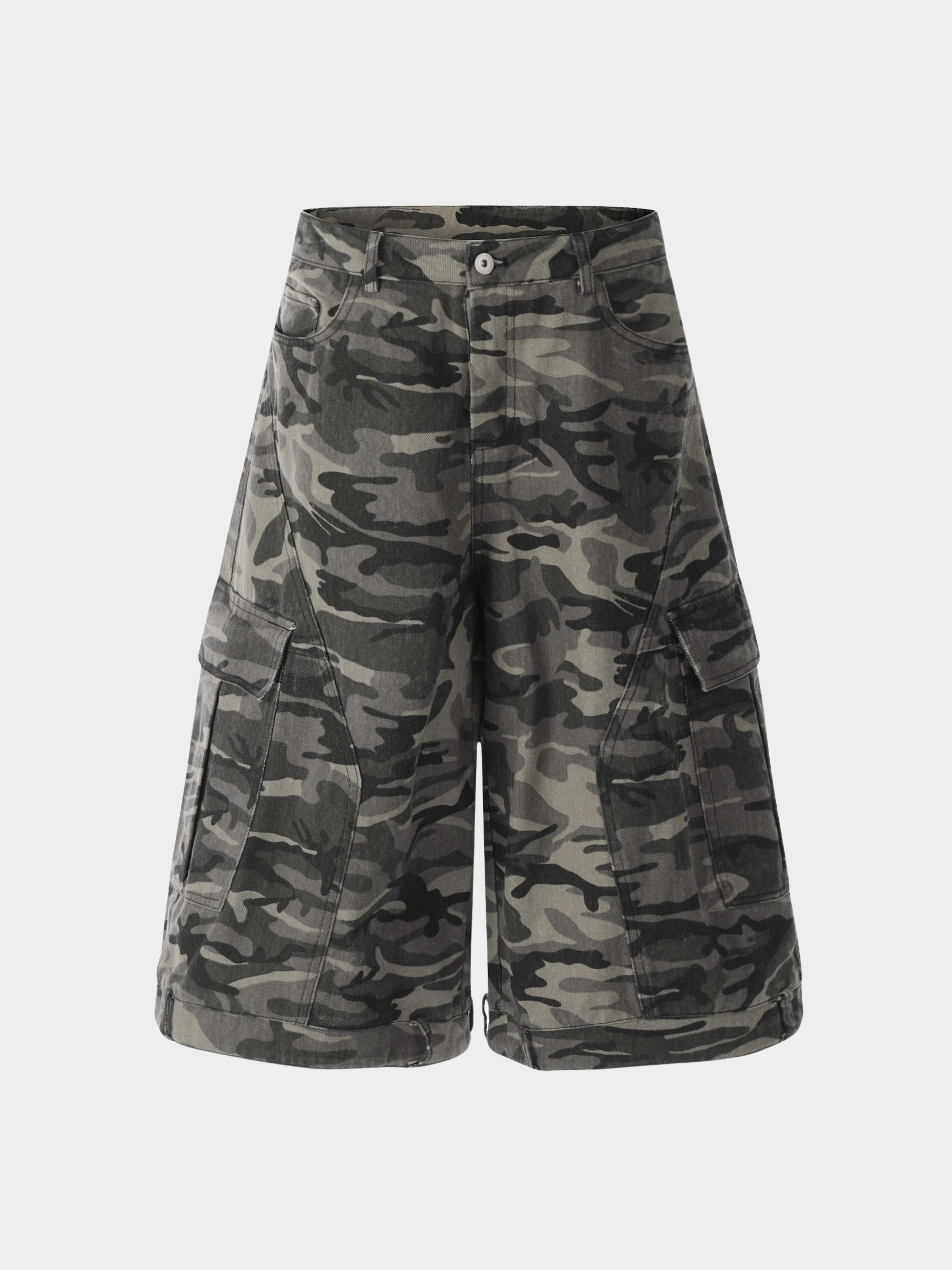 WolfDrop - Women's Camouflage Denim Shorts