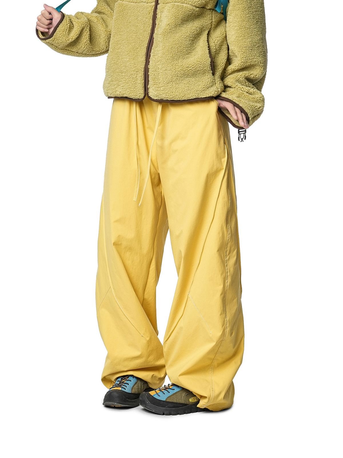 Cragstep - Unisex 90% Duck Down Deconstructed Straight-Leg Puffer Pants