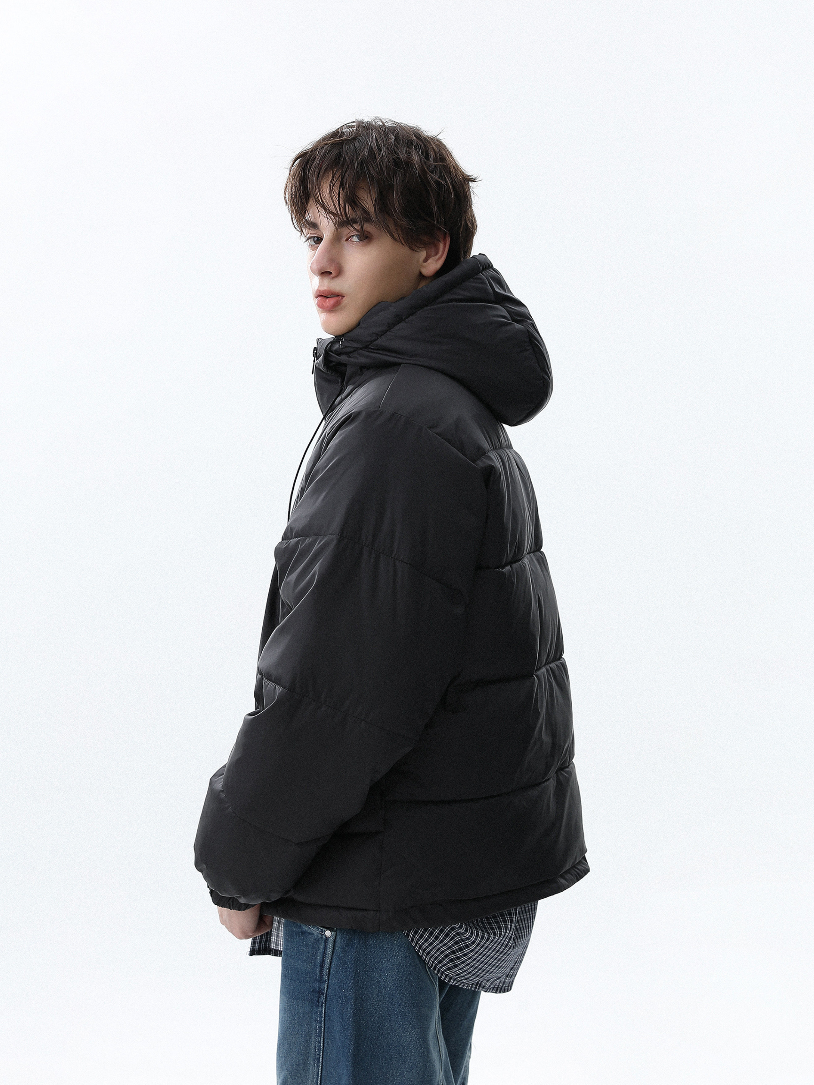 Trailcraft - Unisex Solid Color Quilted Loose Padded Jacket