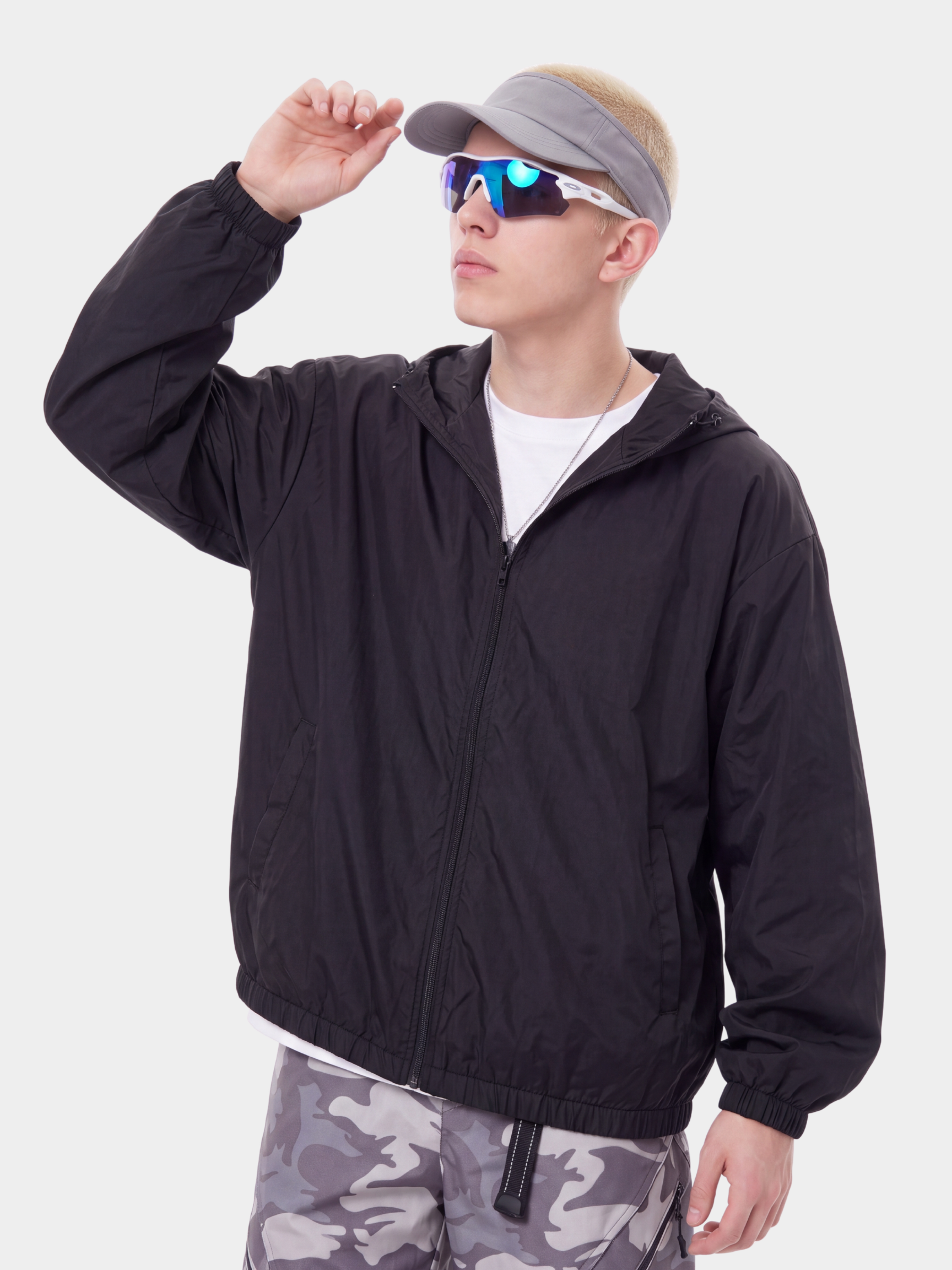 StainOff - Men's UPF 50+ Teflon™ Hooded Sun Protection Jacket