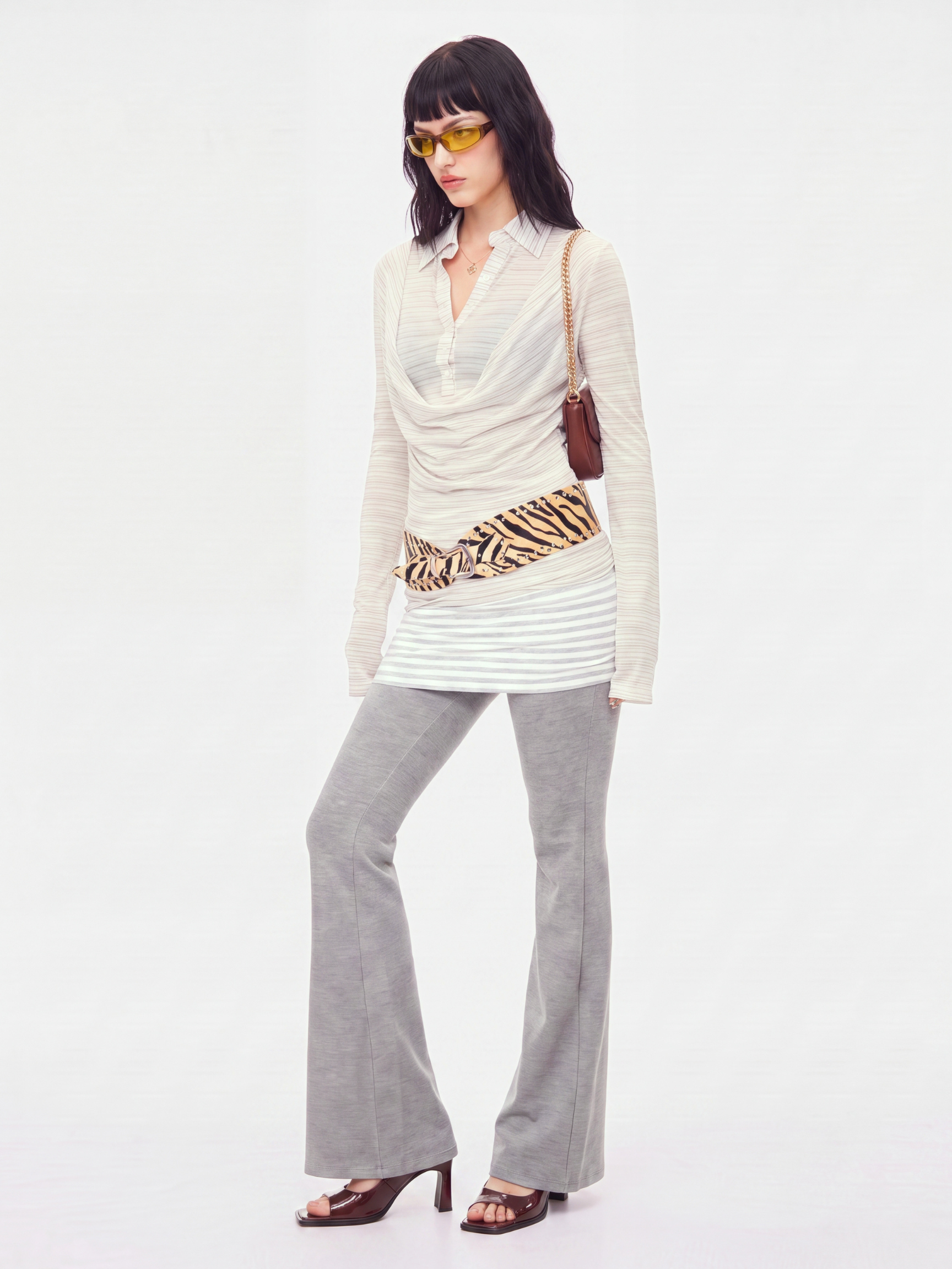 SlimFlare - Women's Slim Fit High-Waist Flared Pants