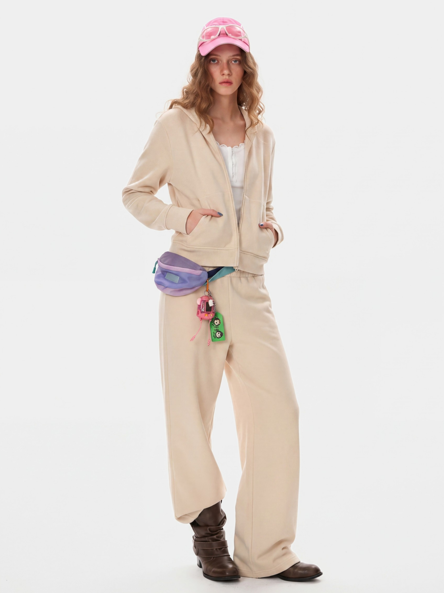 DuskLayer - Women's Air-Layer Hoodie Cardigan & Draped Jogger Pants Set