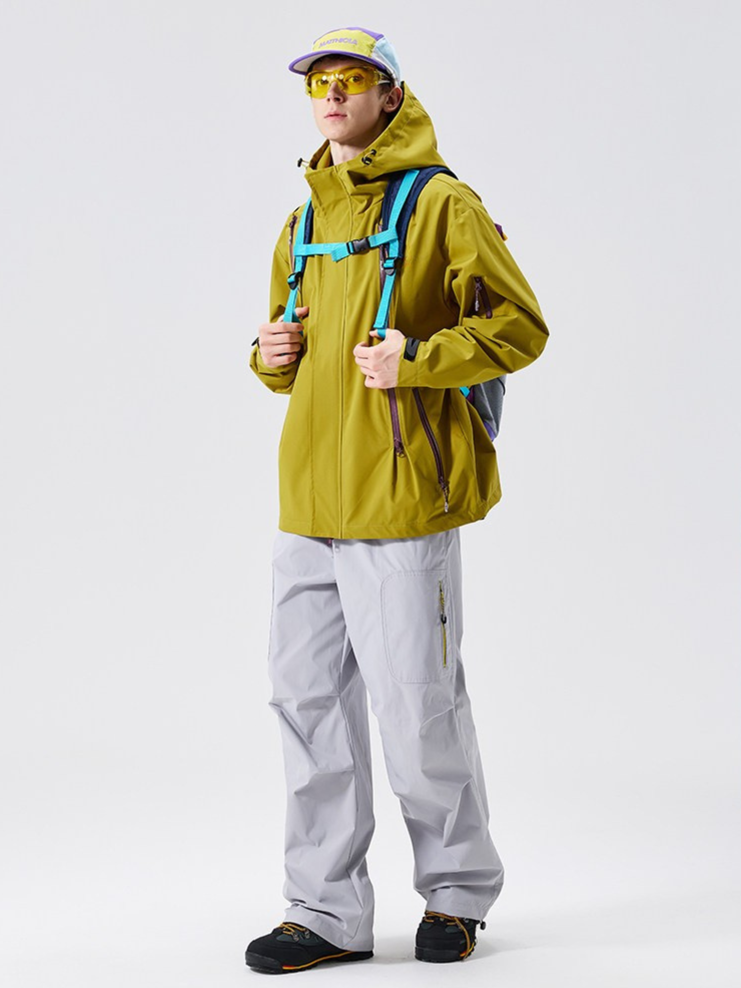 Nightpath - Unisex Water-Repellent Windproof Utility Shell Jacket