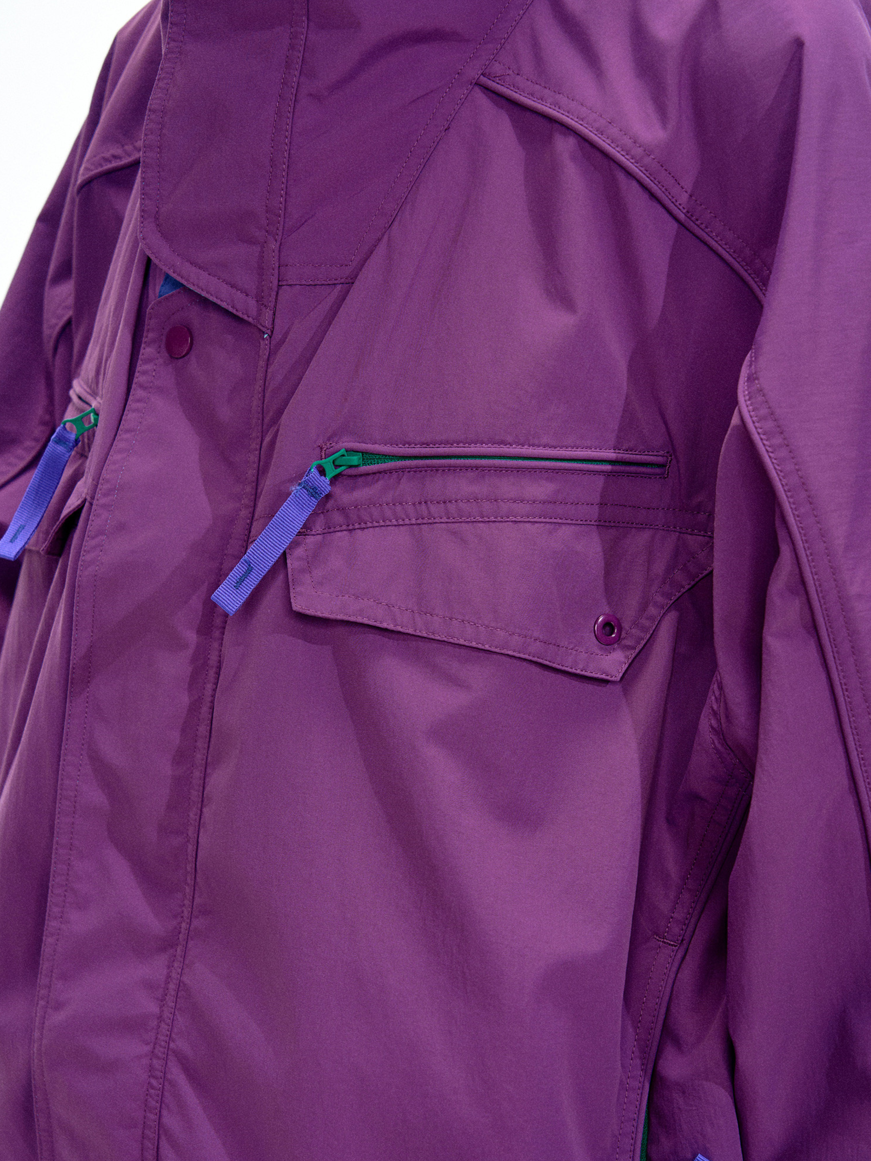 Driftcrest - Men's Colorblock Waterproof Windbreaker Jacket