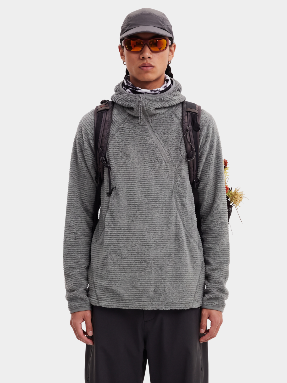 LiteMist - Lightweight Textured Fleece Half-Zip Sweatshirt