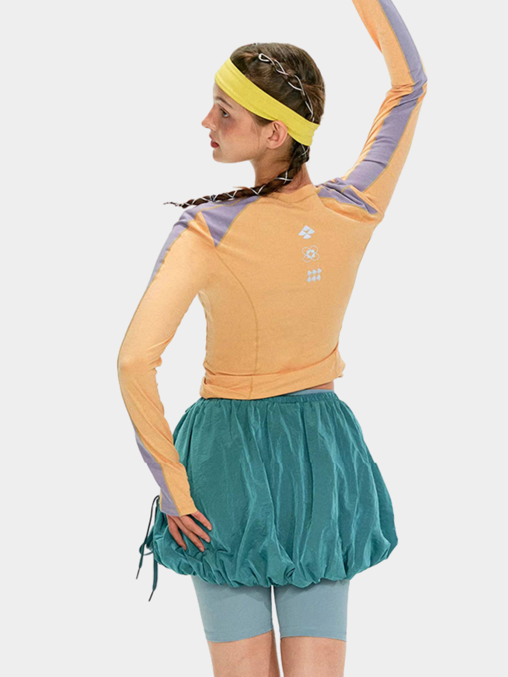 Moonfire - Moisture-Wicking Colorblock Fitted Base Layer Top