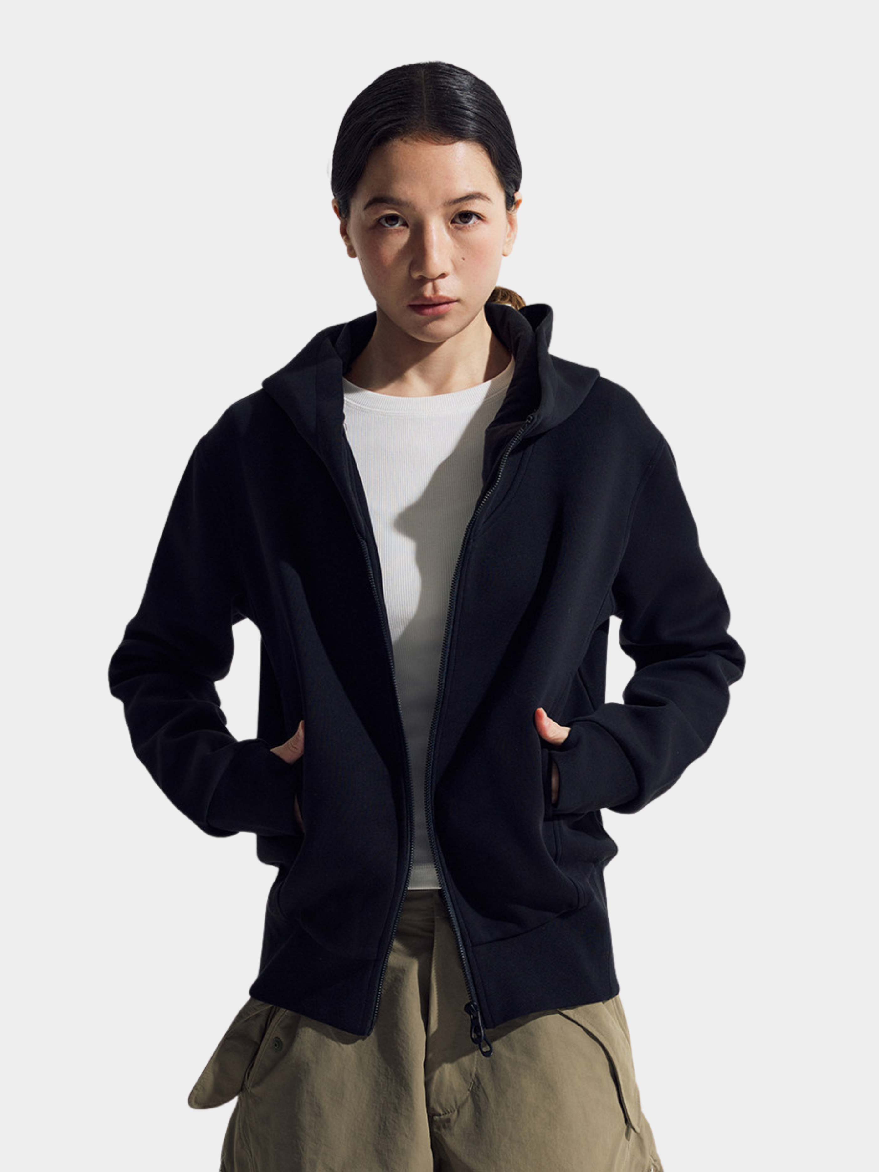 Ashhowl - Unisex Asymmetric Zip Air-Layer Jacket