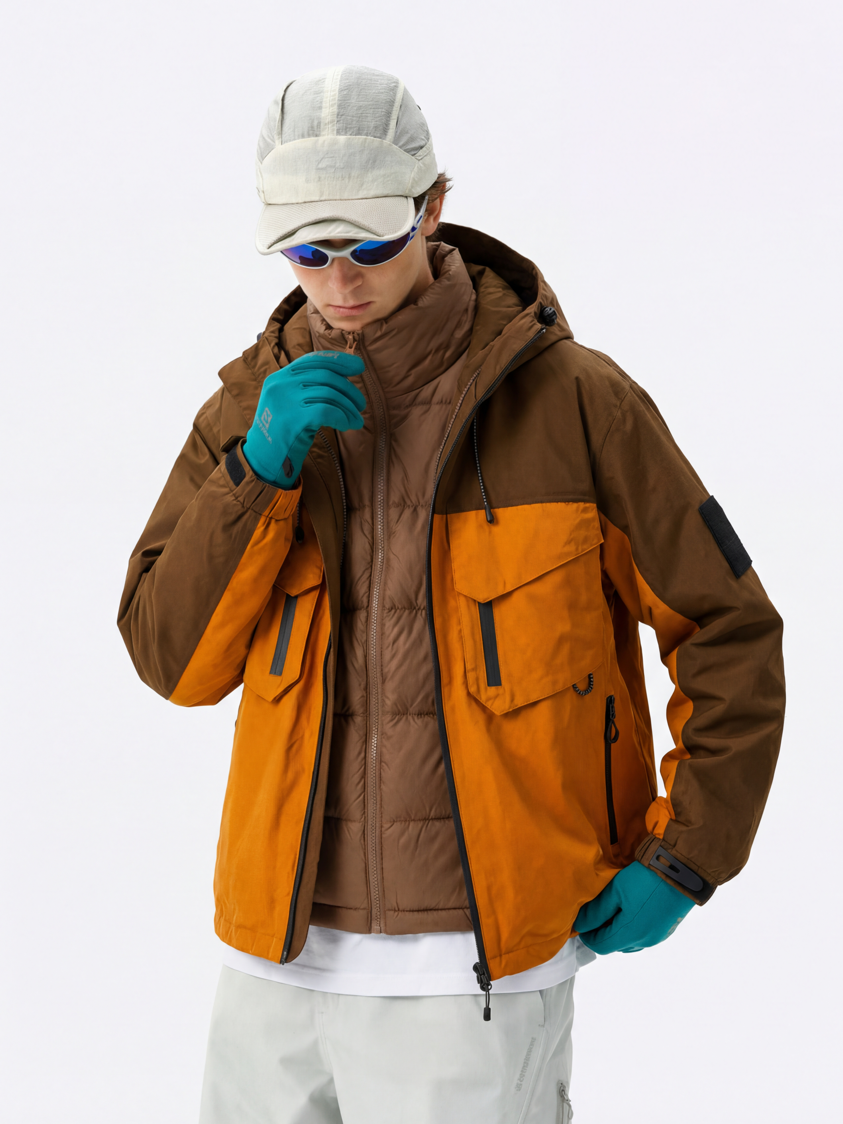 BluffMode - 3-in-1 Detachable Down Liner Water-Repellent Hard Shell Jacket