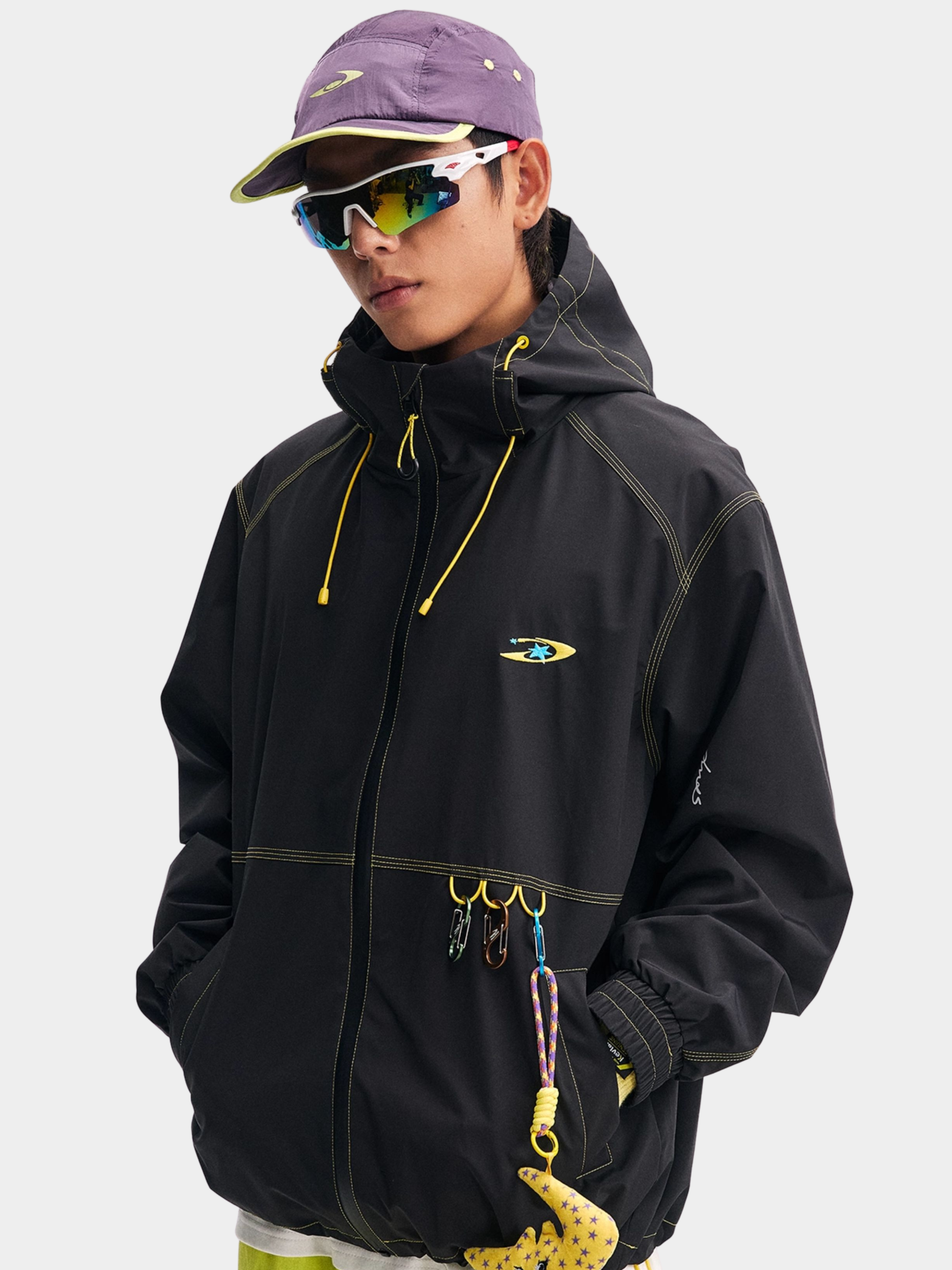 EchoDeck - Teflon® Triple-Defense Colorblock Drawstring Jacket