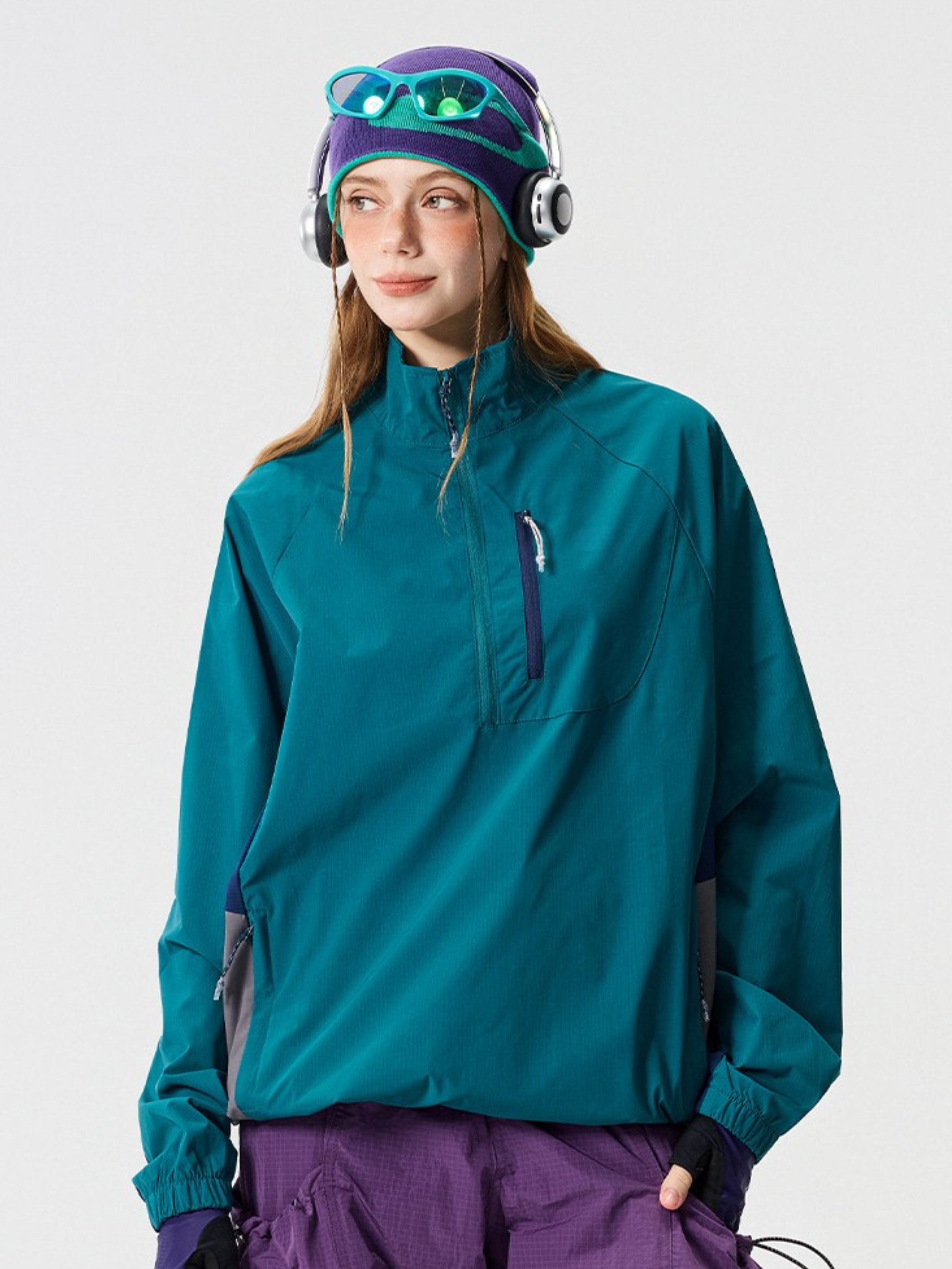 Glimmerfrost - Unisex Water-Repellent Stand Collar Jacket