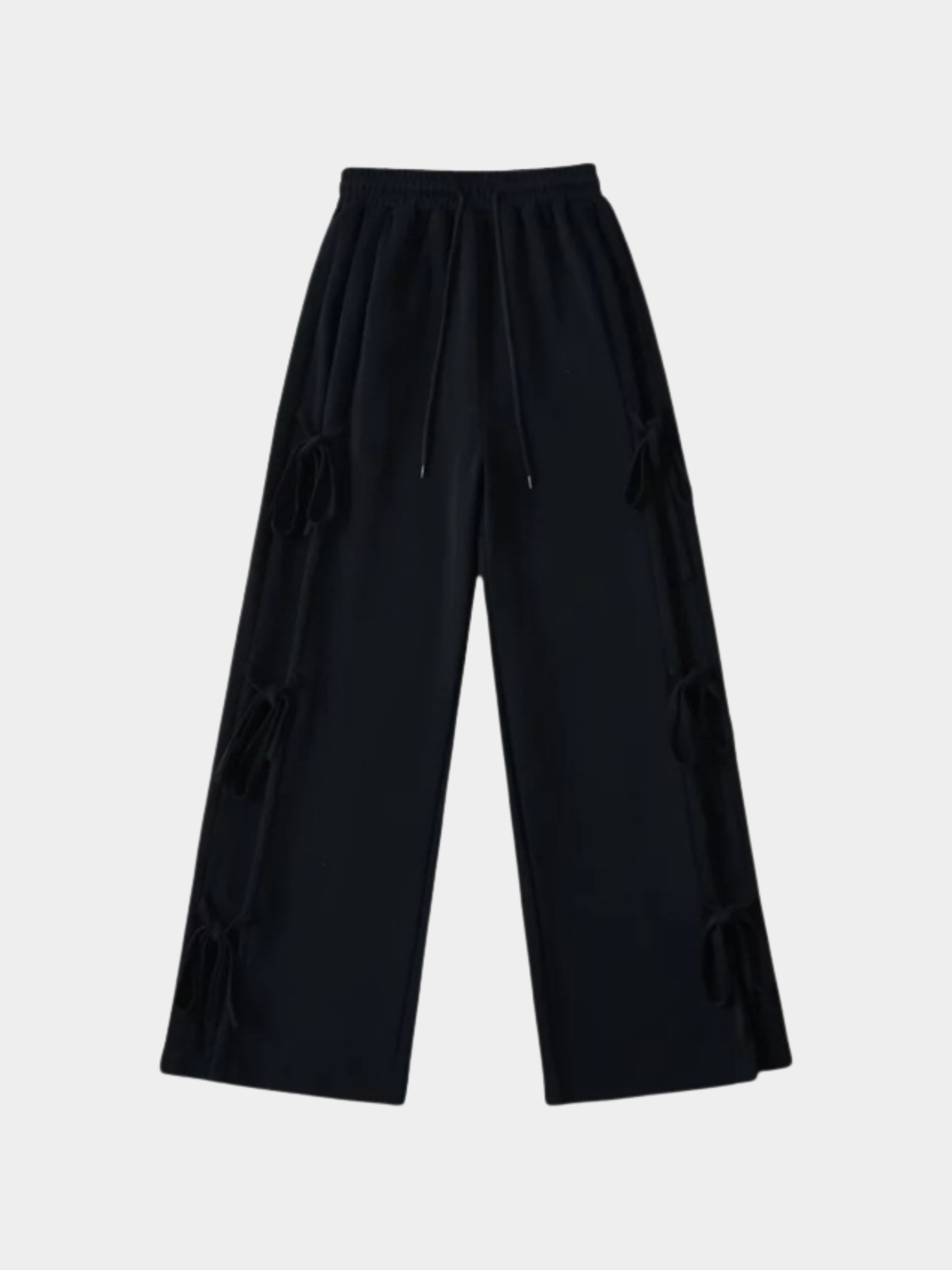 ThornPort - Women's Elastic Waist Butterfly Bow Loose Pants