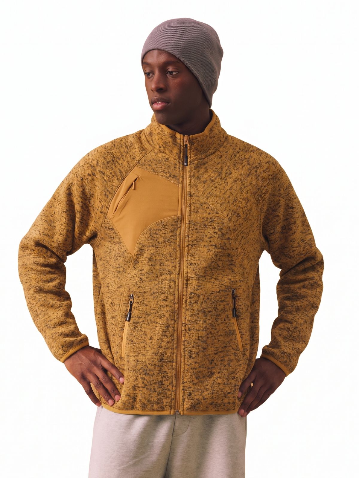 EdgeGlide - Unisex Wrinkle-Resistant Lightweight Thermal Fleece Jacket