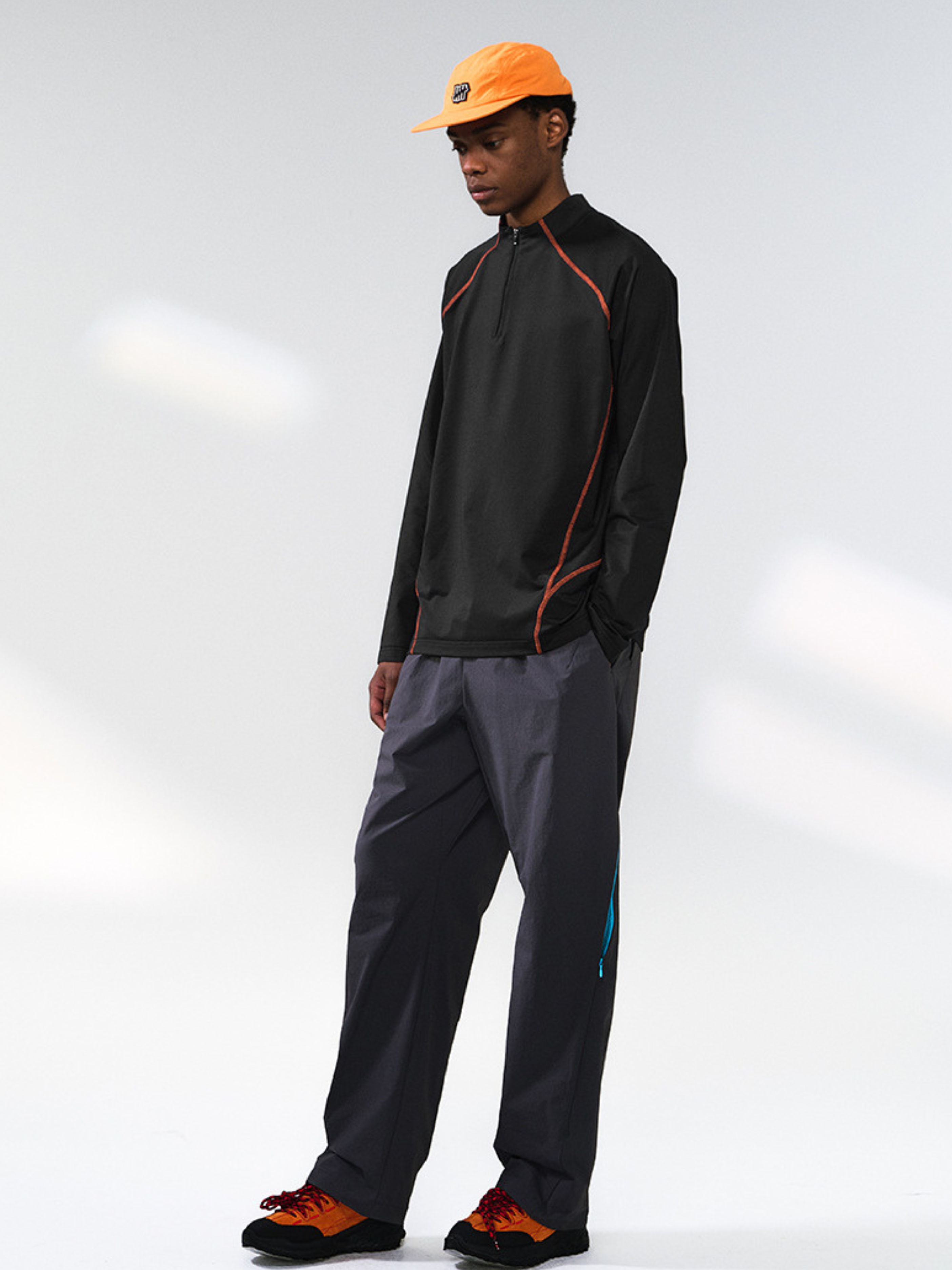 HeatCoat - Men's Windproof High-Neck Half-Zip Base Layer