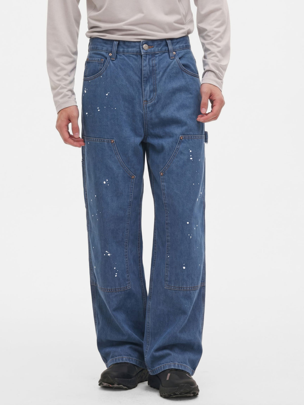 TrailDrift - Hand-Splattered Cotton Cargo Pants
