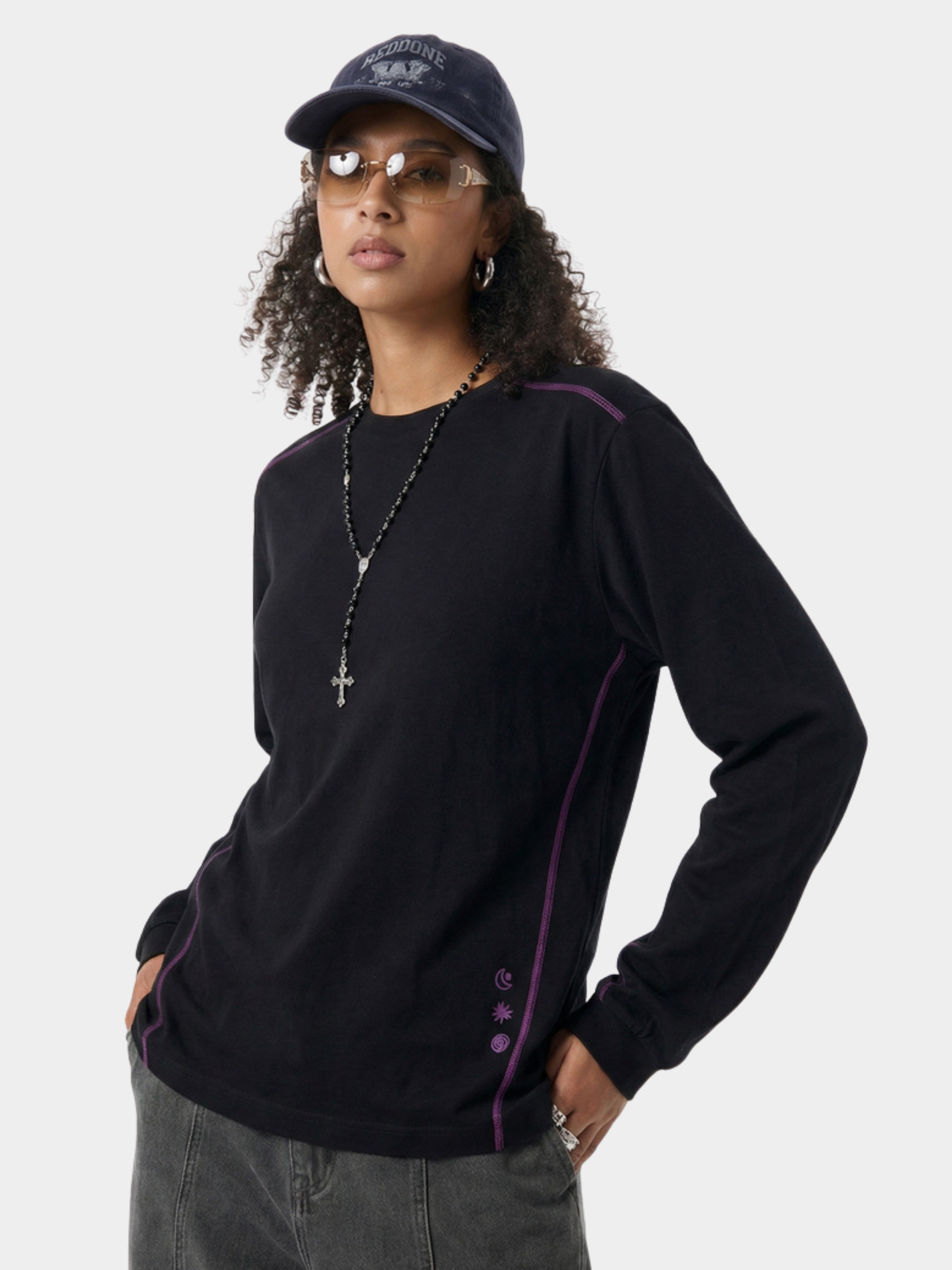 WildDash - Lightweight & Moisture-Absorbing Contrast Stitch Cotton T-Shirt