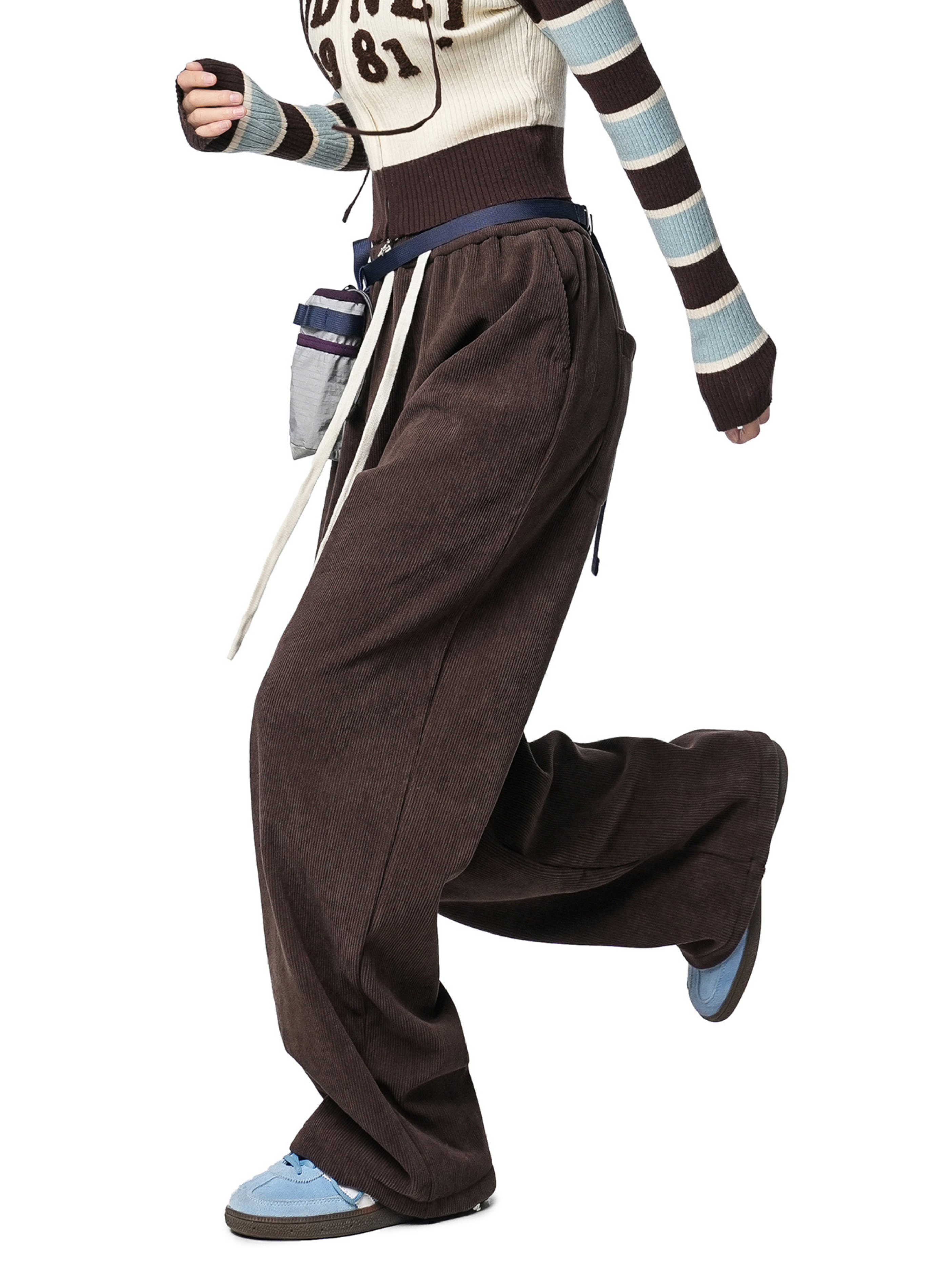 Shadewood - Women's Loose-Fit Corduroy Straight Pants