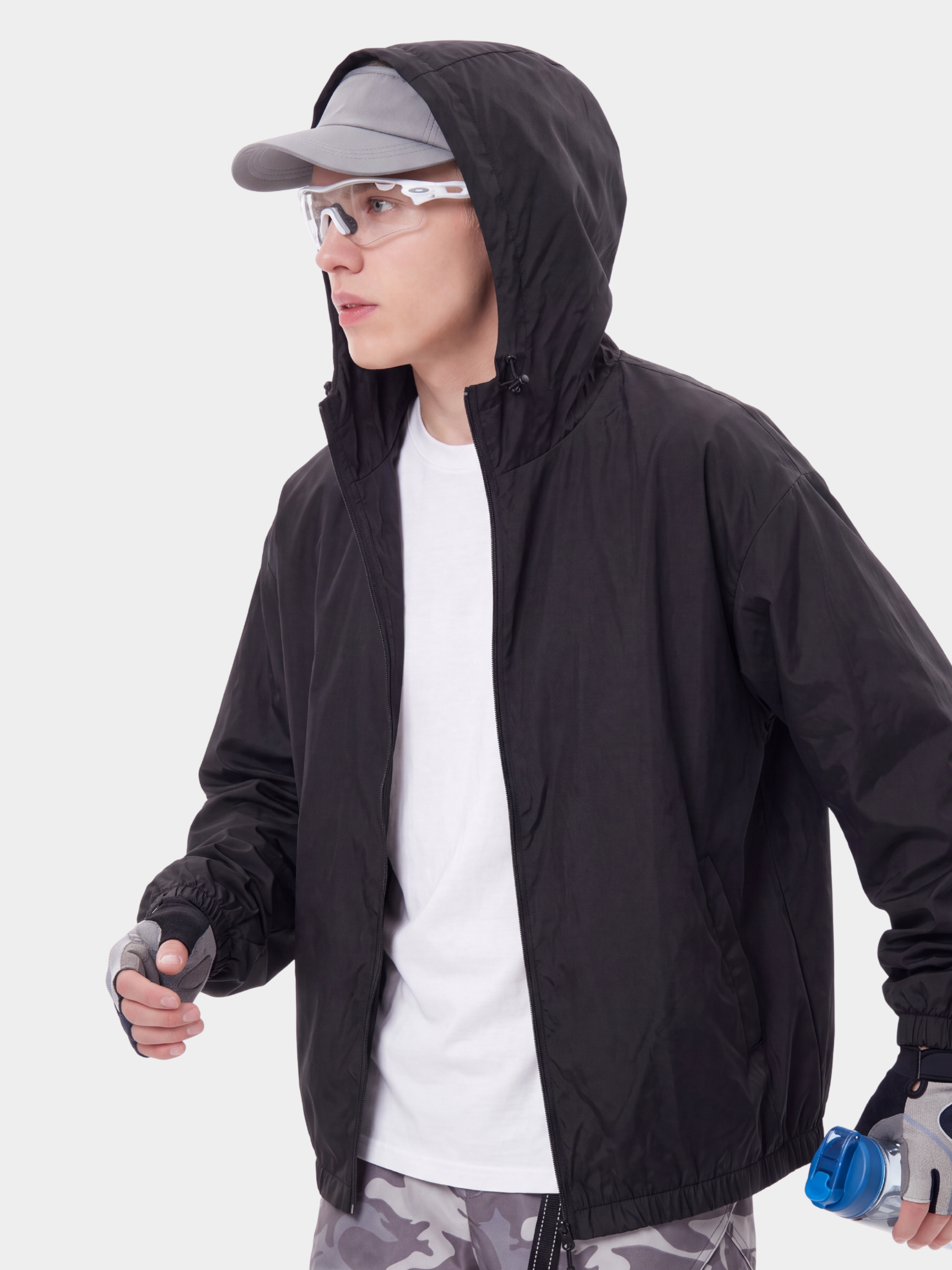 StainOff - Men's UPF 50+ Teflon™ Hooded Sun Protection Jacket