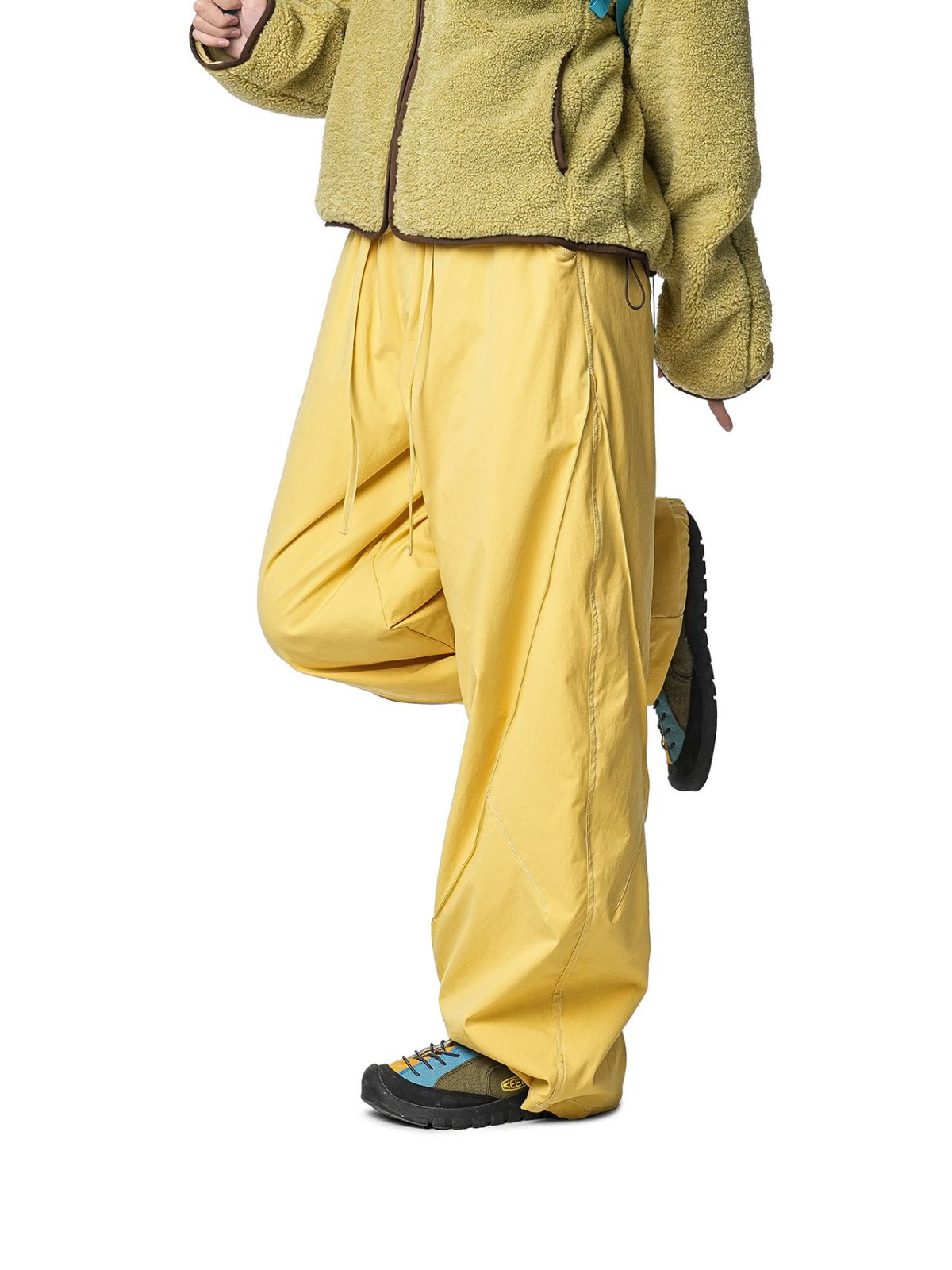 Cragstep - Unisex 90% Duck Down Deconstructed Straight-Leg Puffer Pants