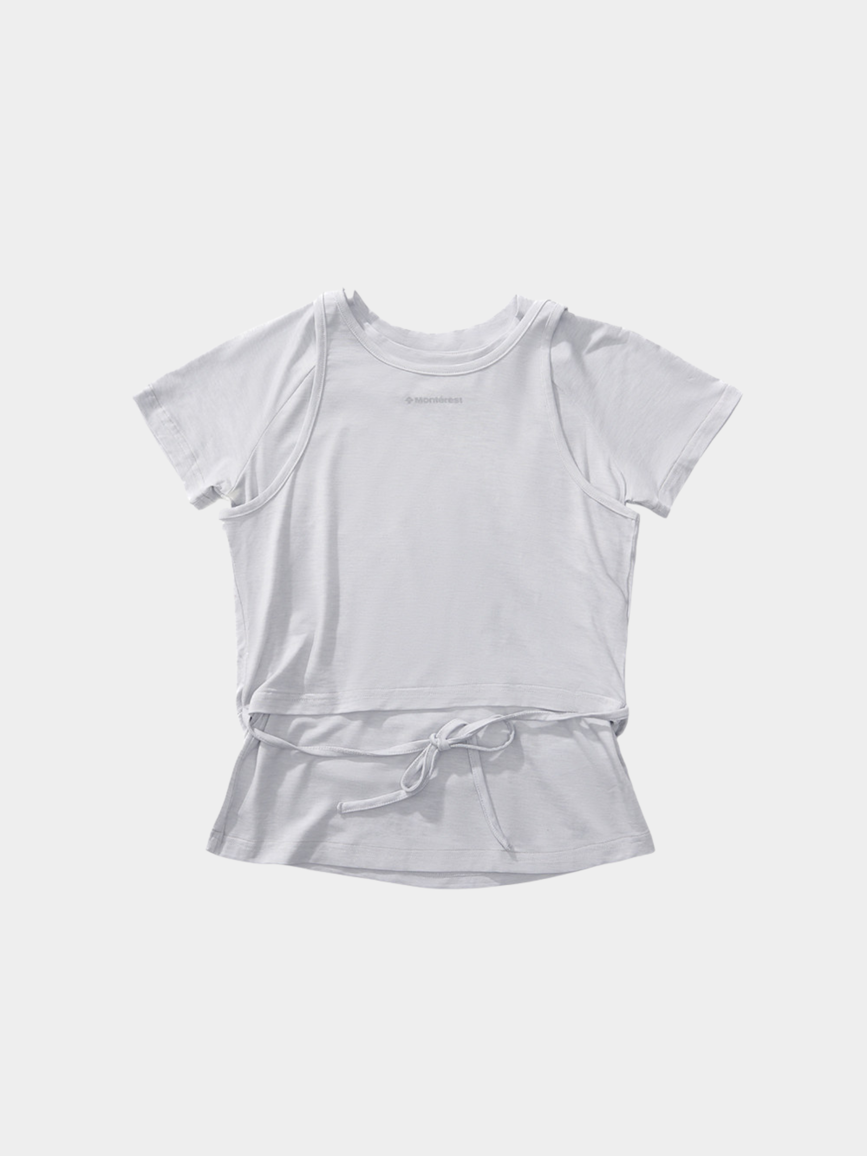 Caveloop - Women's 5A Antibacterial Yarn Slim Vest Short-Sleeve T-Shirt
