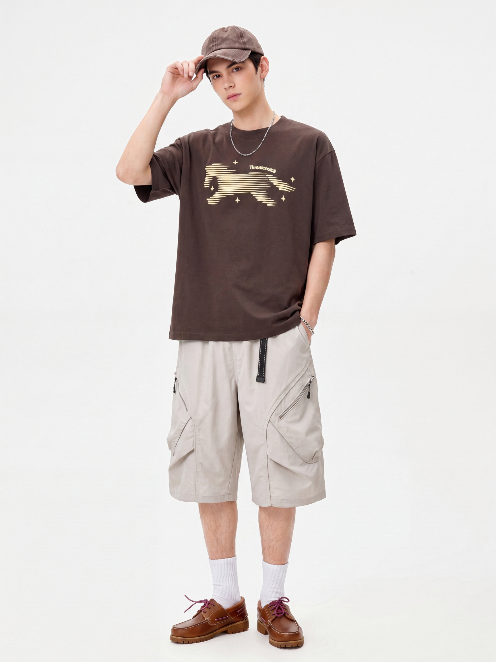 GallopTee - Unisex Graphic Print Relaxed Fit Short Sleeve T-Shirt