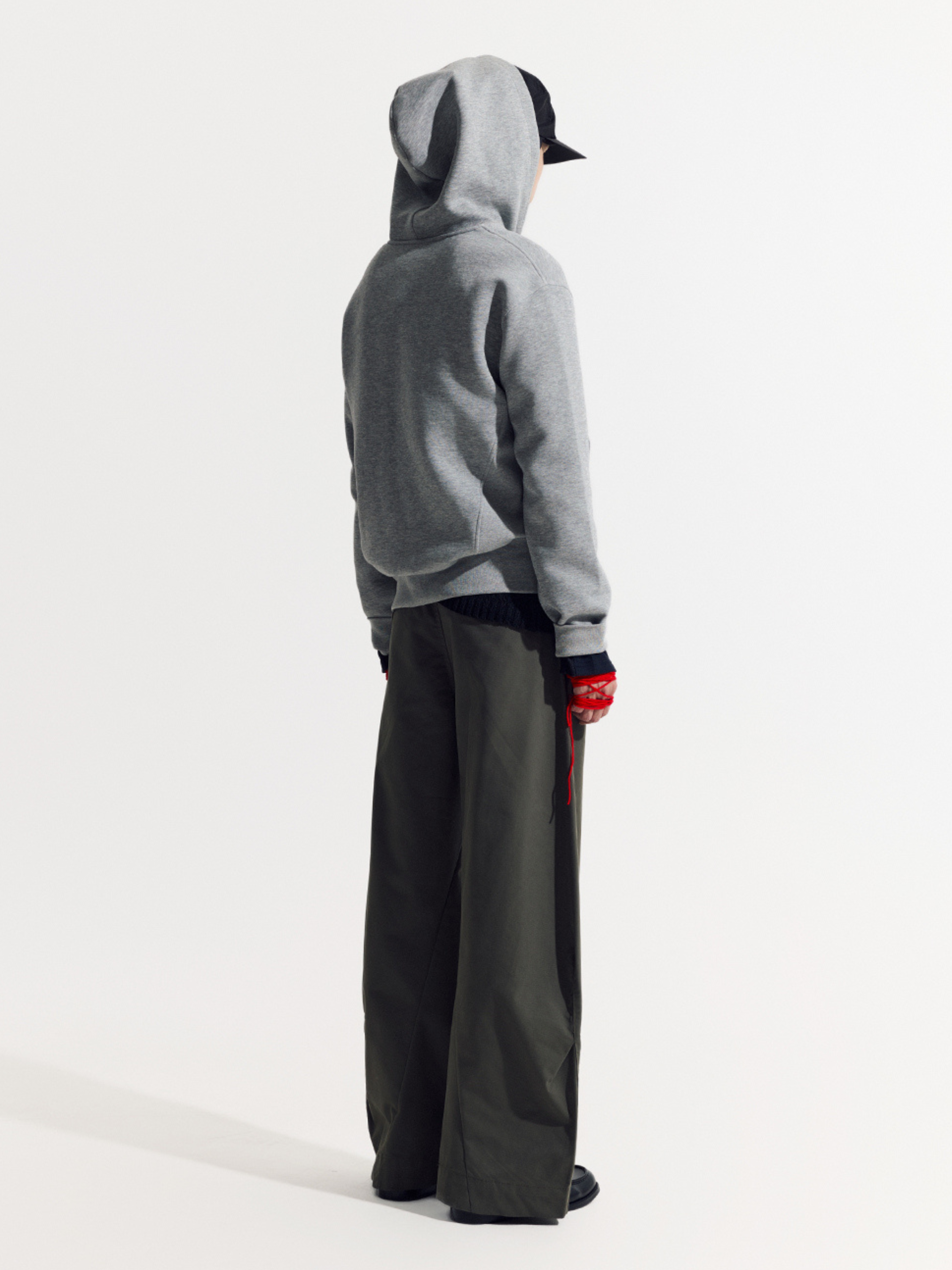 EagleView - Unisex Minimalist Wide-Cut Bamboo Wool Curved Pants