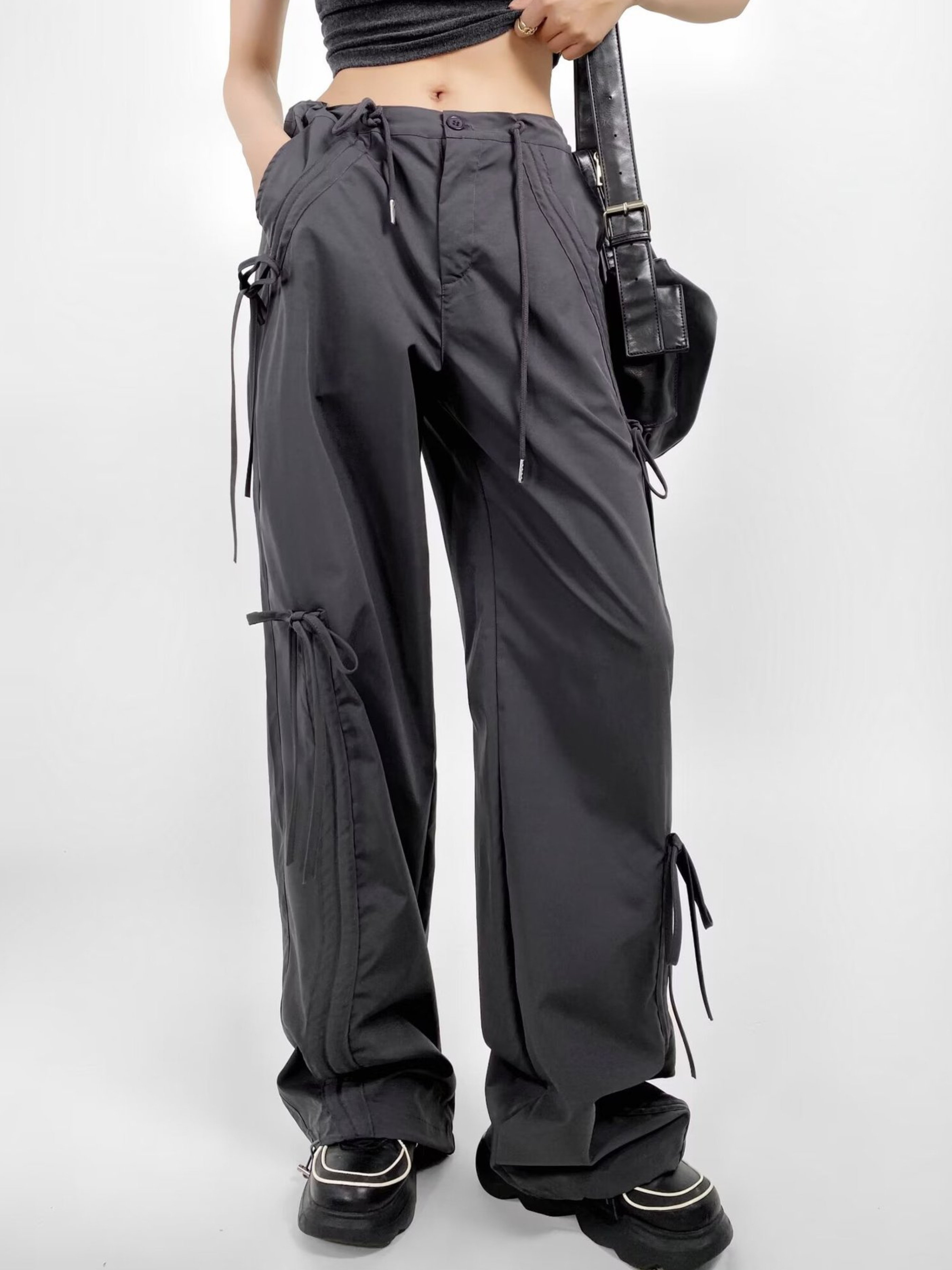WolfBoard - Women's Bow-Tie Drawstring Quick-Dry Cargo Pants