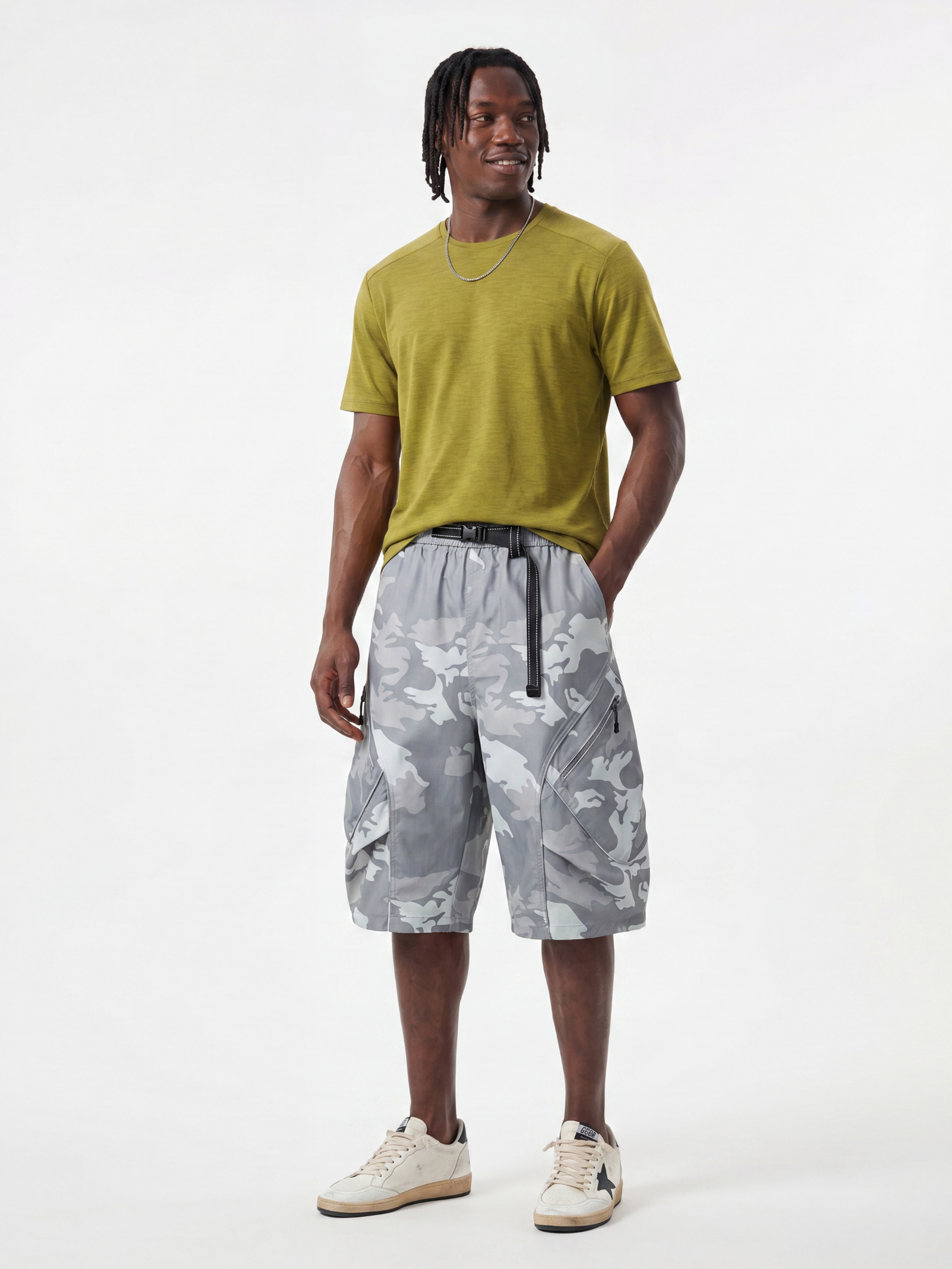 CamoDrift - Unisex UPF 50+ Water-Repellent Camo Wide-Leg Utility Pants