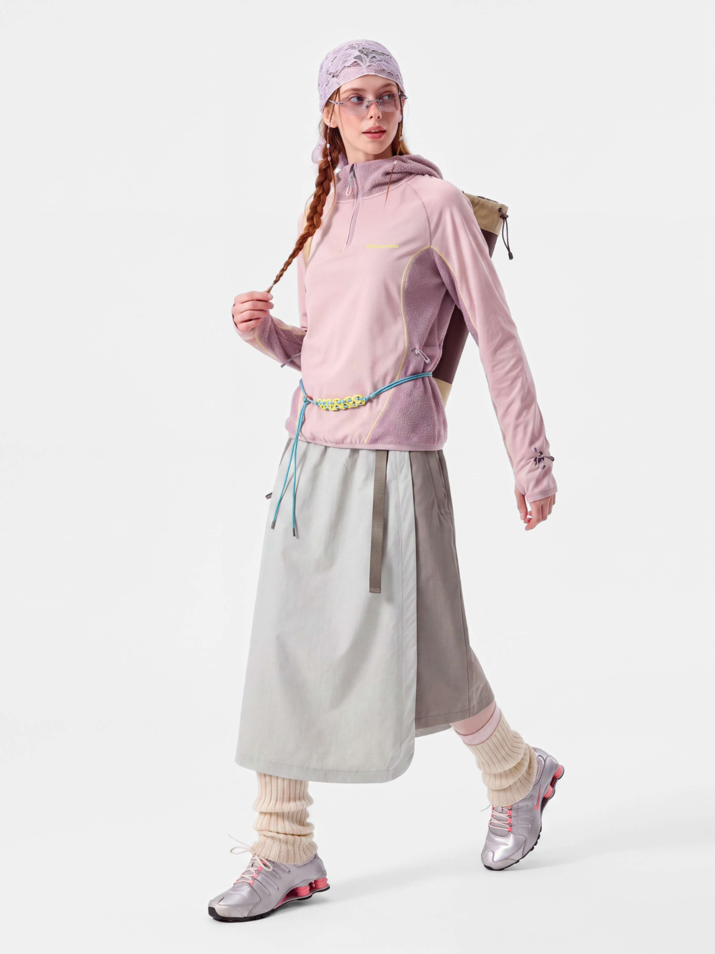 ScuffDrape - Women's Teflon® Water-Repellent Color-Block A-Line Skirt
