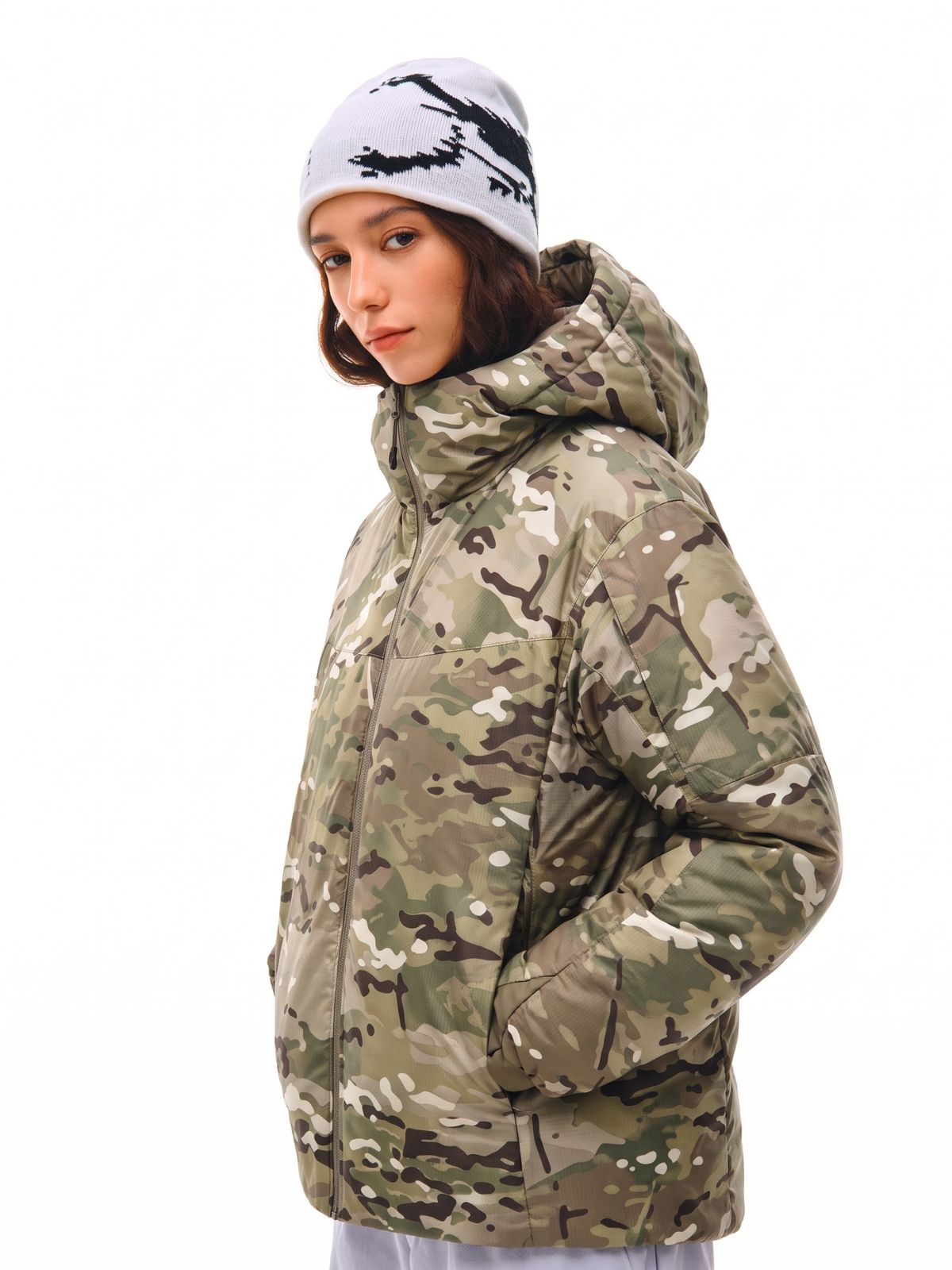 Barkcrack - Lightweight Wind-Resistant Hooded Insulated Jacket