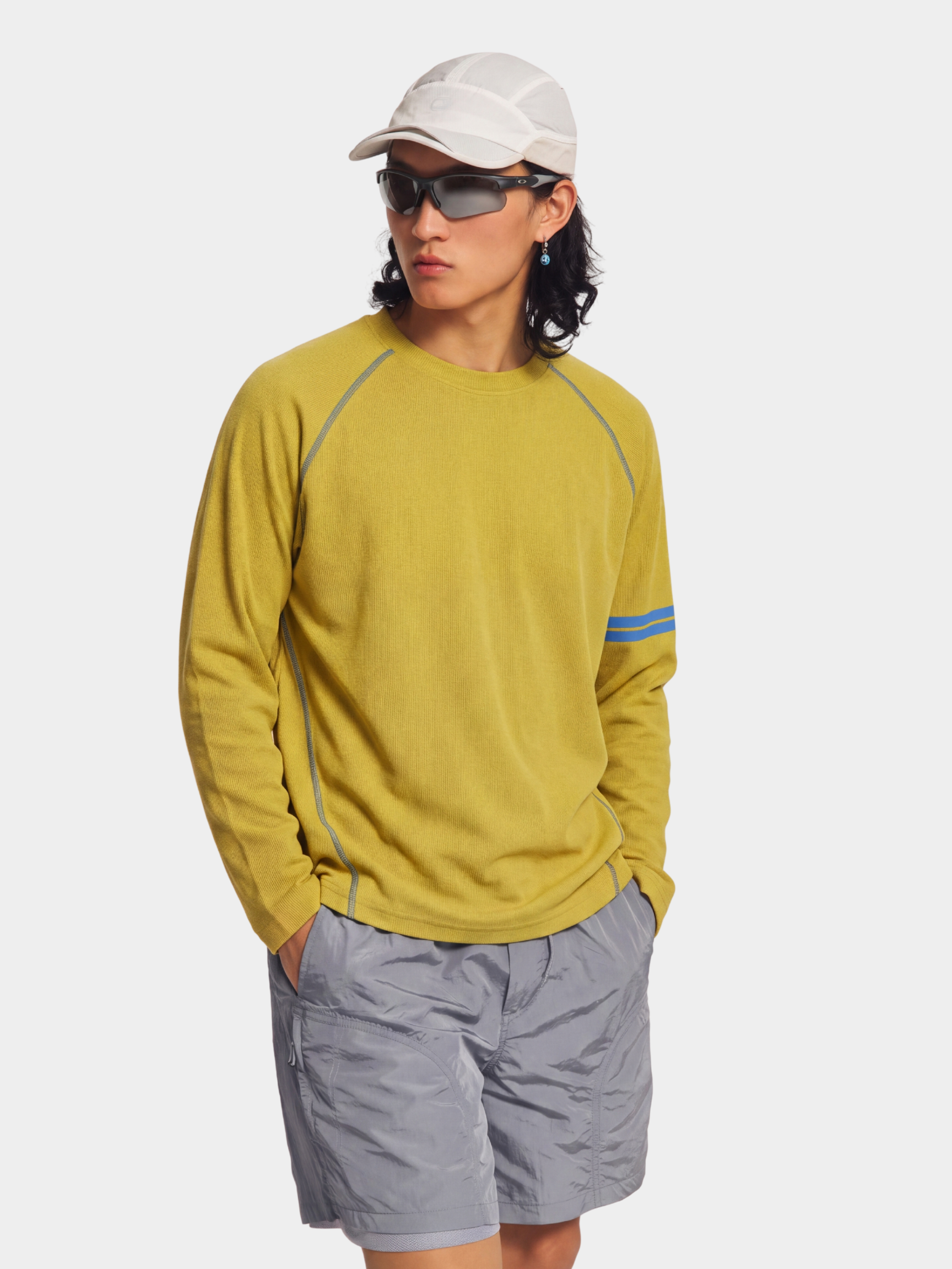 QuietMove - Unisex Crew Neck Long Sleeve Athletic T-Shirt