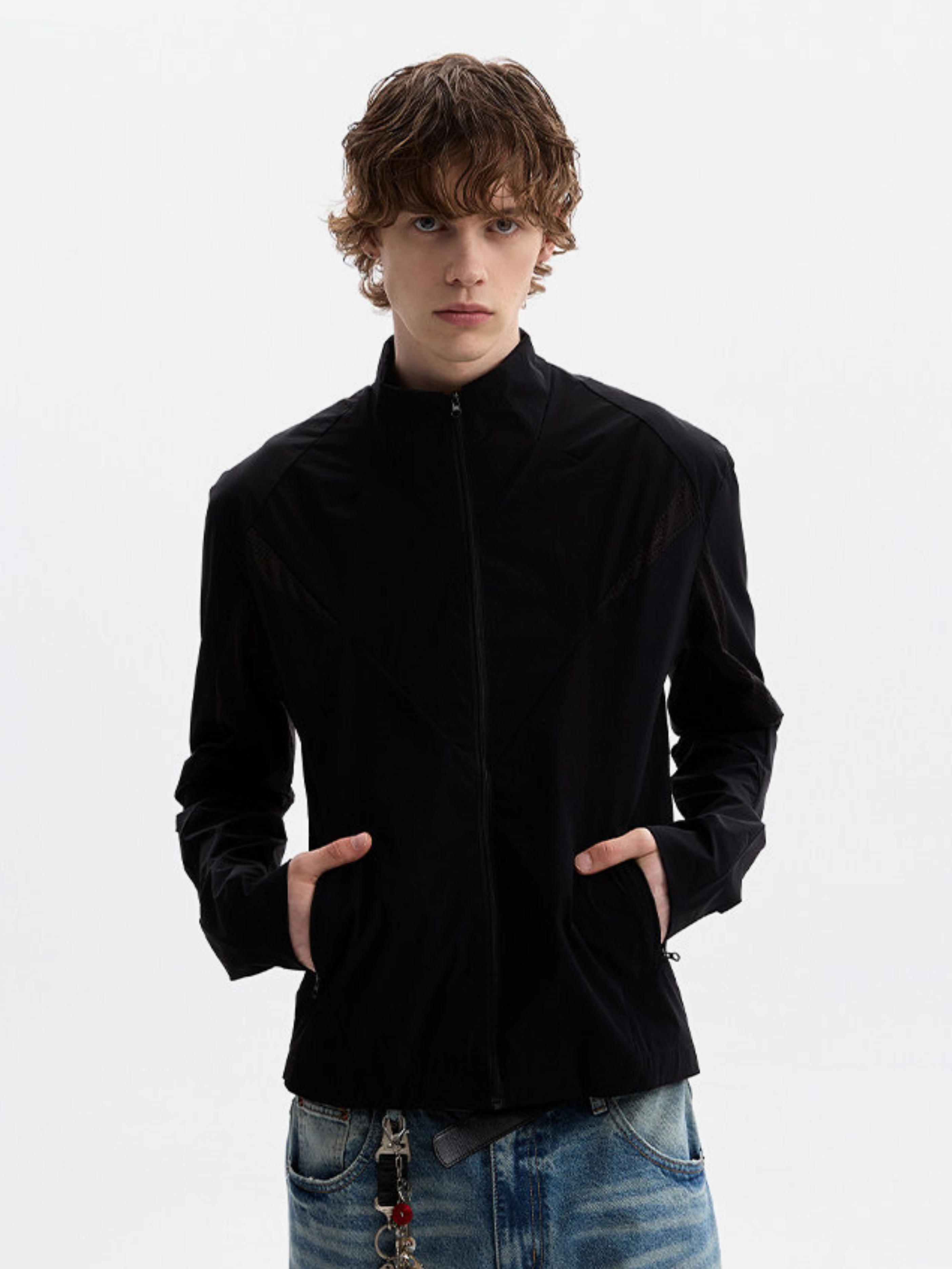 Claytrail - Men's UPF50+ Mesh Breathable Stand Collar Sun Protection Jacket